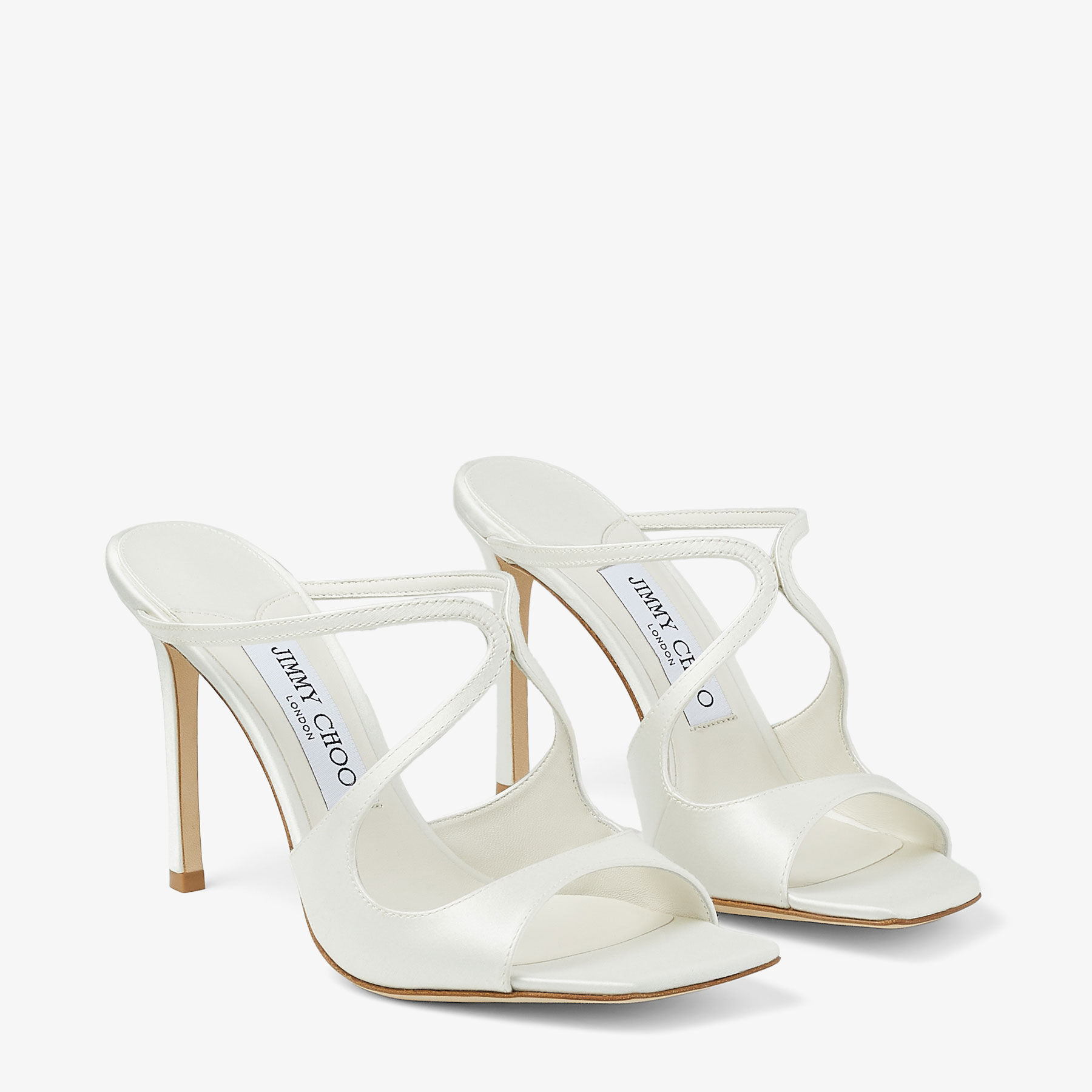 ＊JIMMY CHOO＊ Anise 95 クリスタル サンダル Jimmy Choo Anise 95 Strappy High Heel Slide Sandals $850
