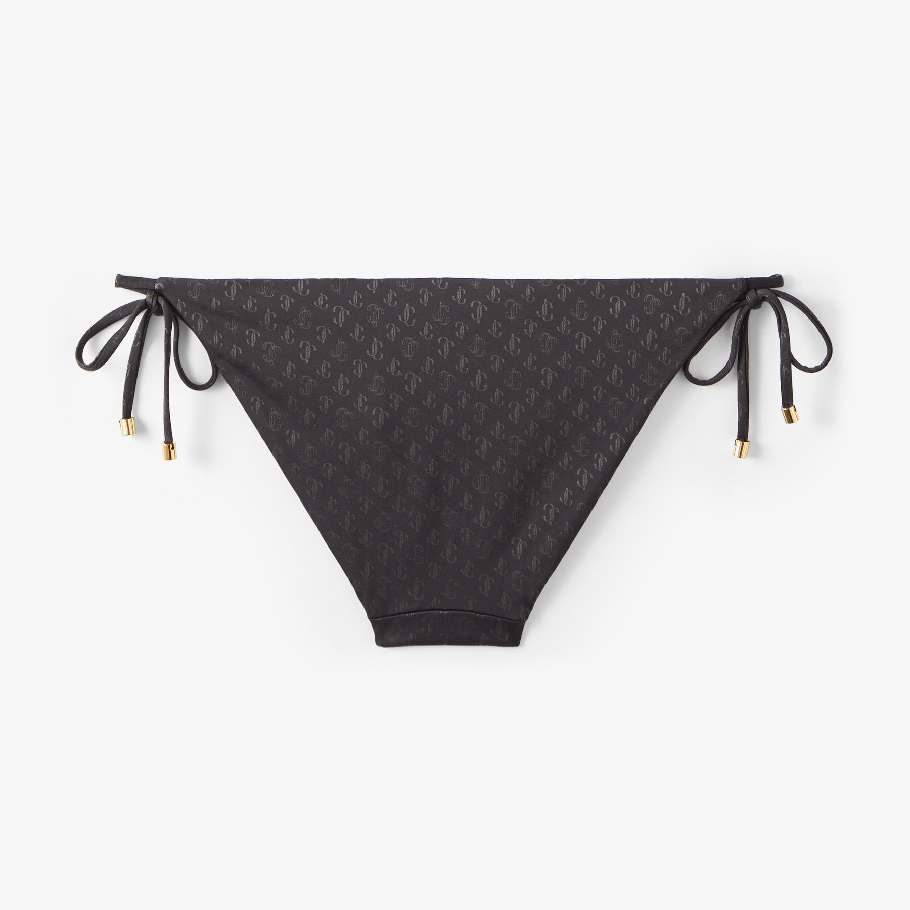 juemi J Monogram bikini 値下げ中 Wide-rib Curved-waist Cheeky String Bikini Bottom With Rings