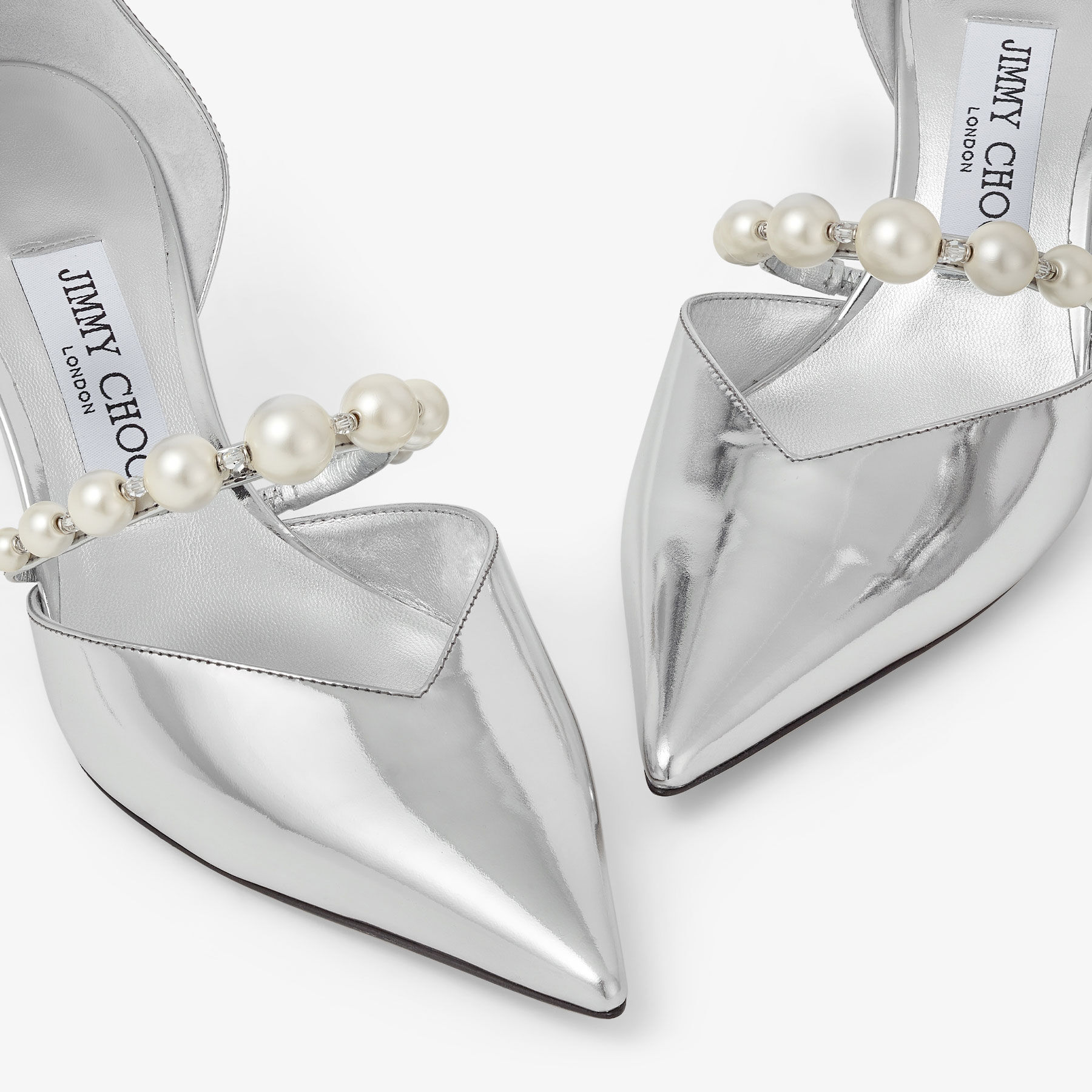 JIMMY CHOO オーレリー 65 Aurelie 65| Bridal White Patent Leather Pumps | JIMMY CHOO
