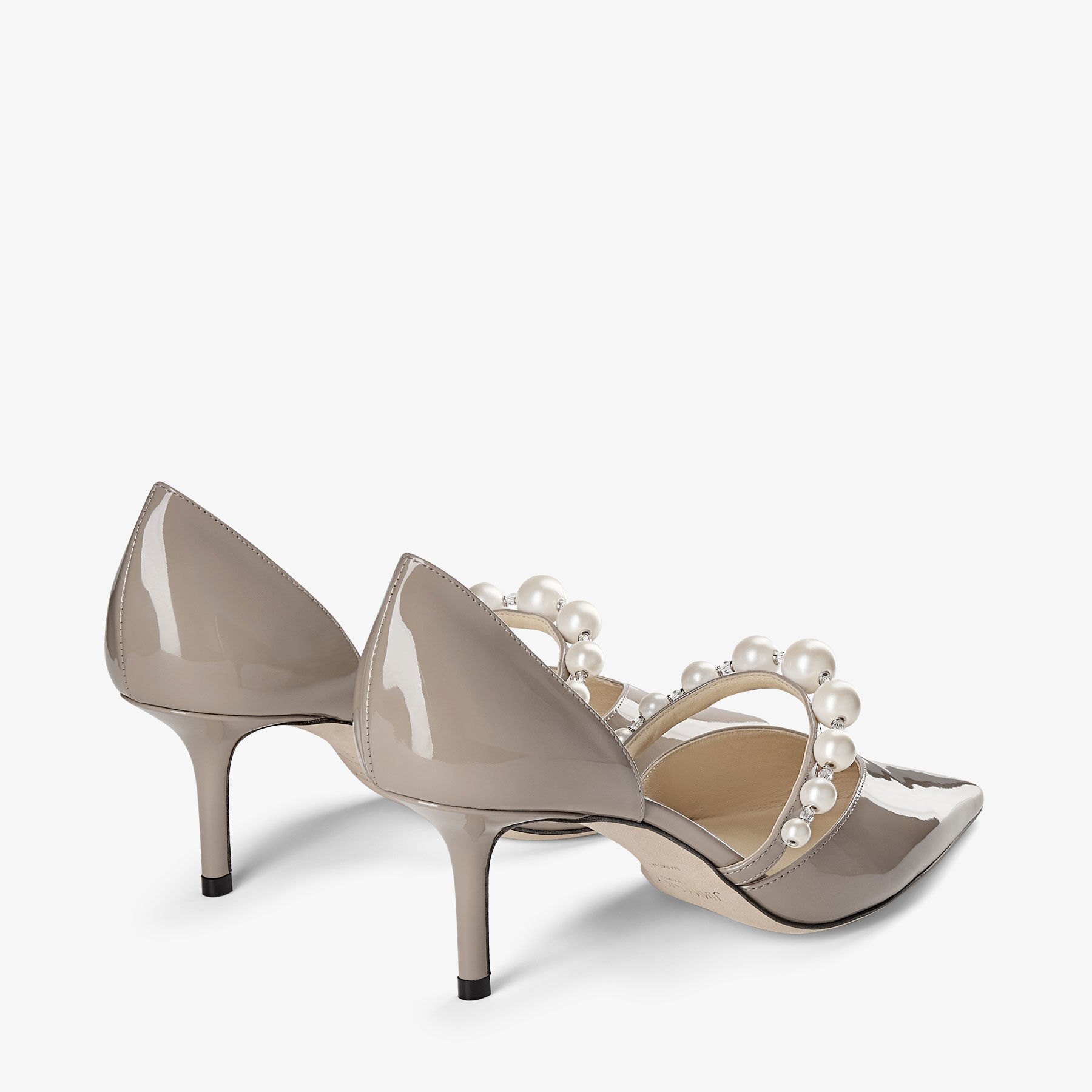 Aurelie 65 | Taupe Patent Leather Pumps | JIMMY CHOO