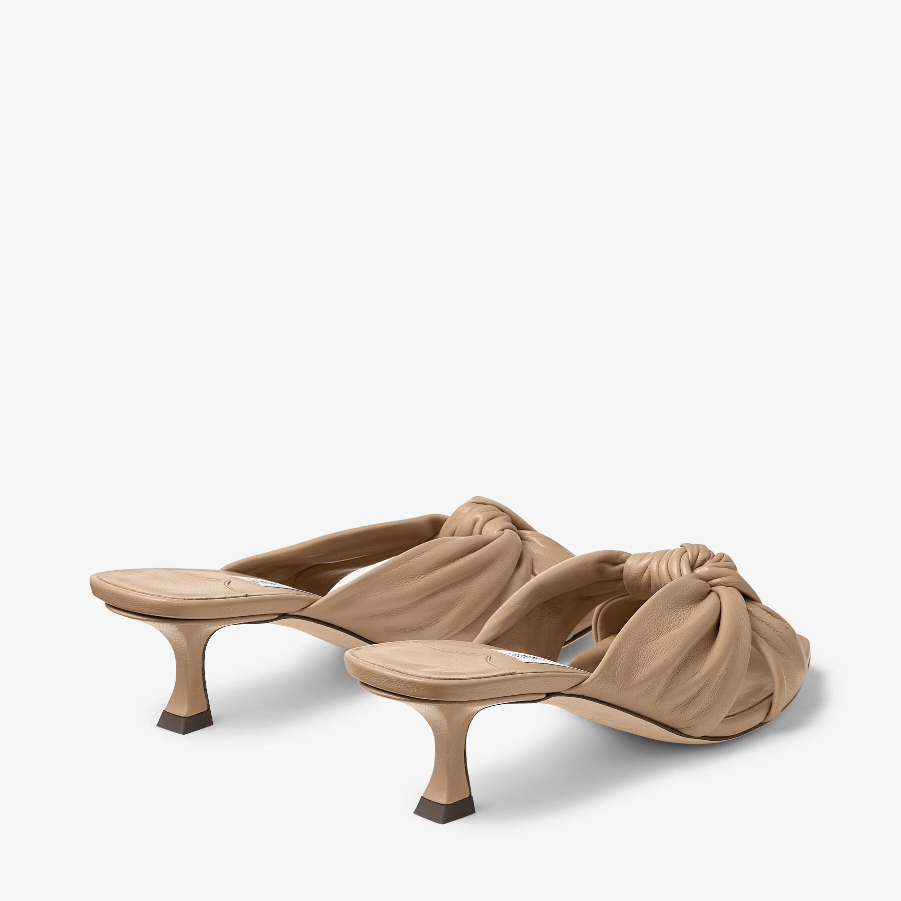 JIMMY CHOO 関税込み Avenue 50 leather mules Black Nappa Leather Mules | AVENUE 50 | High Summer 2021