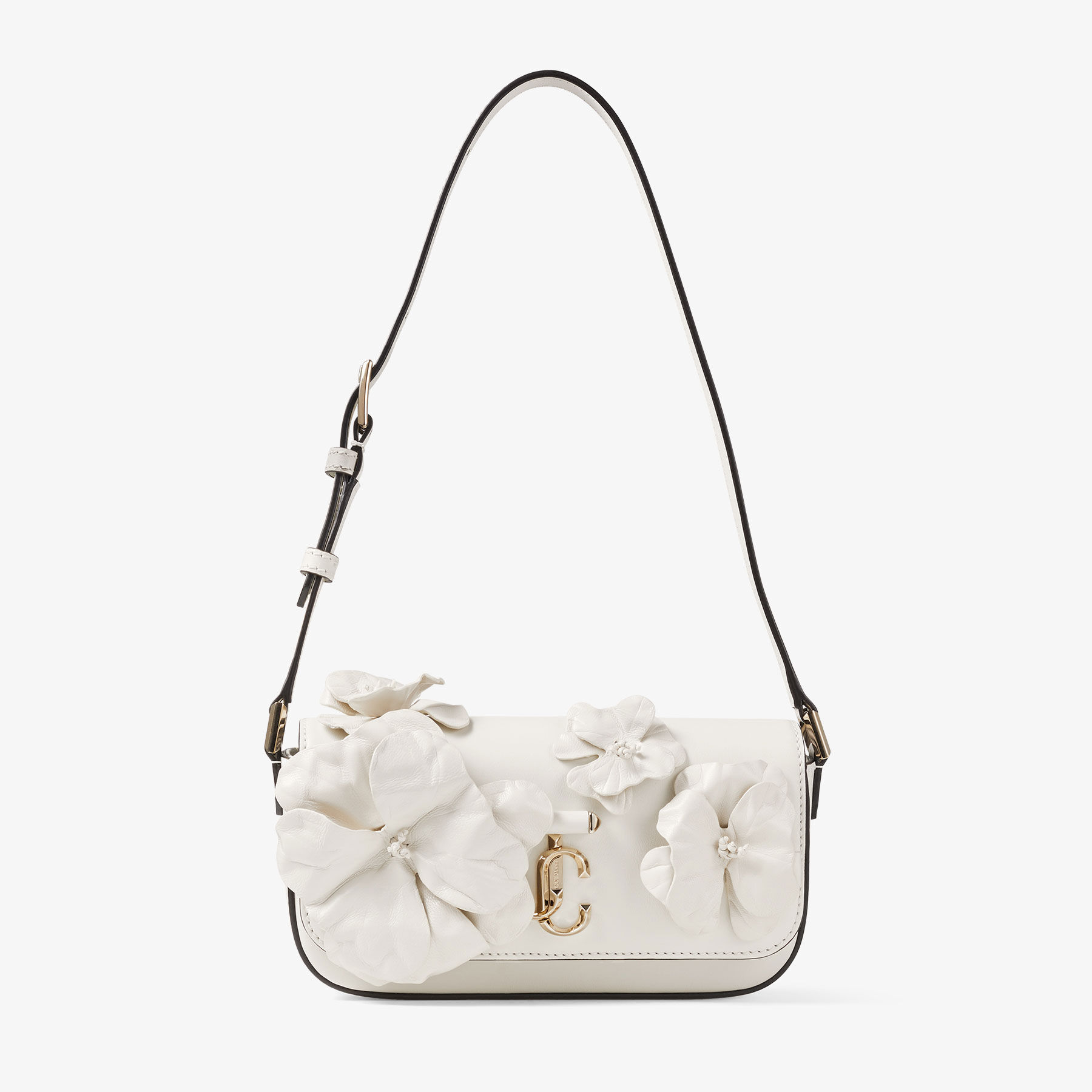 AVENUE MINI SHOULDER | Latte Leather Mini Shoulder Bag with
