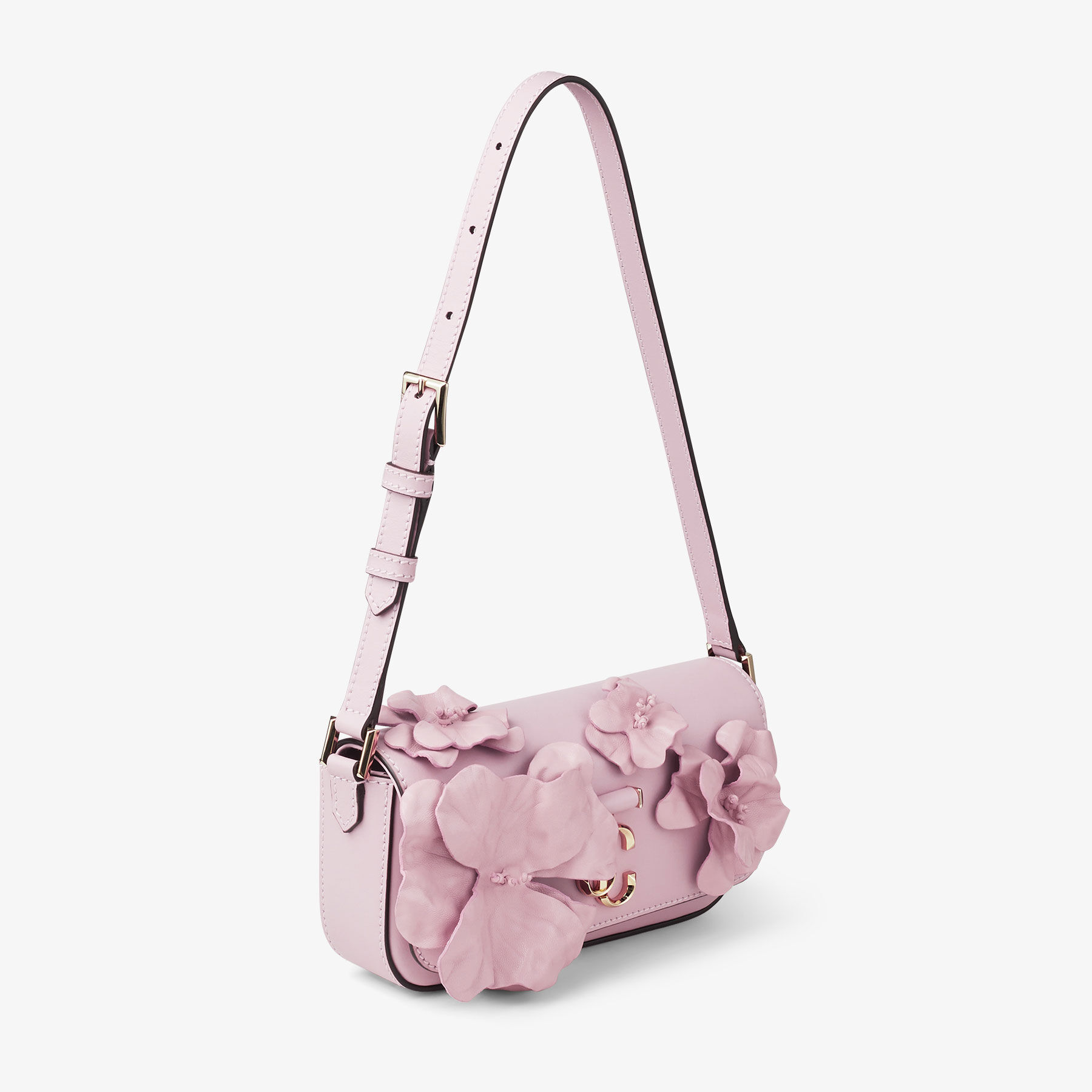 AVENUE MINI SHOULDER | Rose Leather Mini Shoulder Bag with