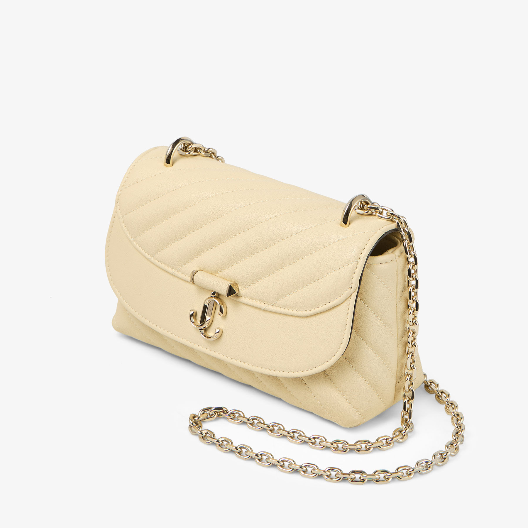 JIMMY CHOO サッチェル クロスボディバッグ ショルダーバッグ　ミニ JIMMY CHOO Cinch small leather-trimmed suede shoulder bag | NET-A