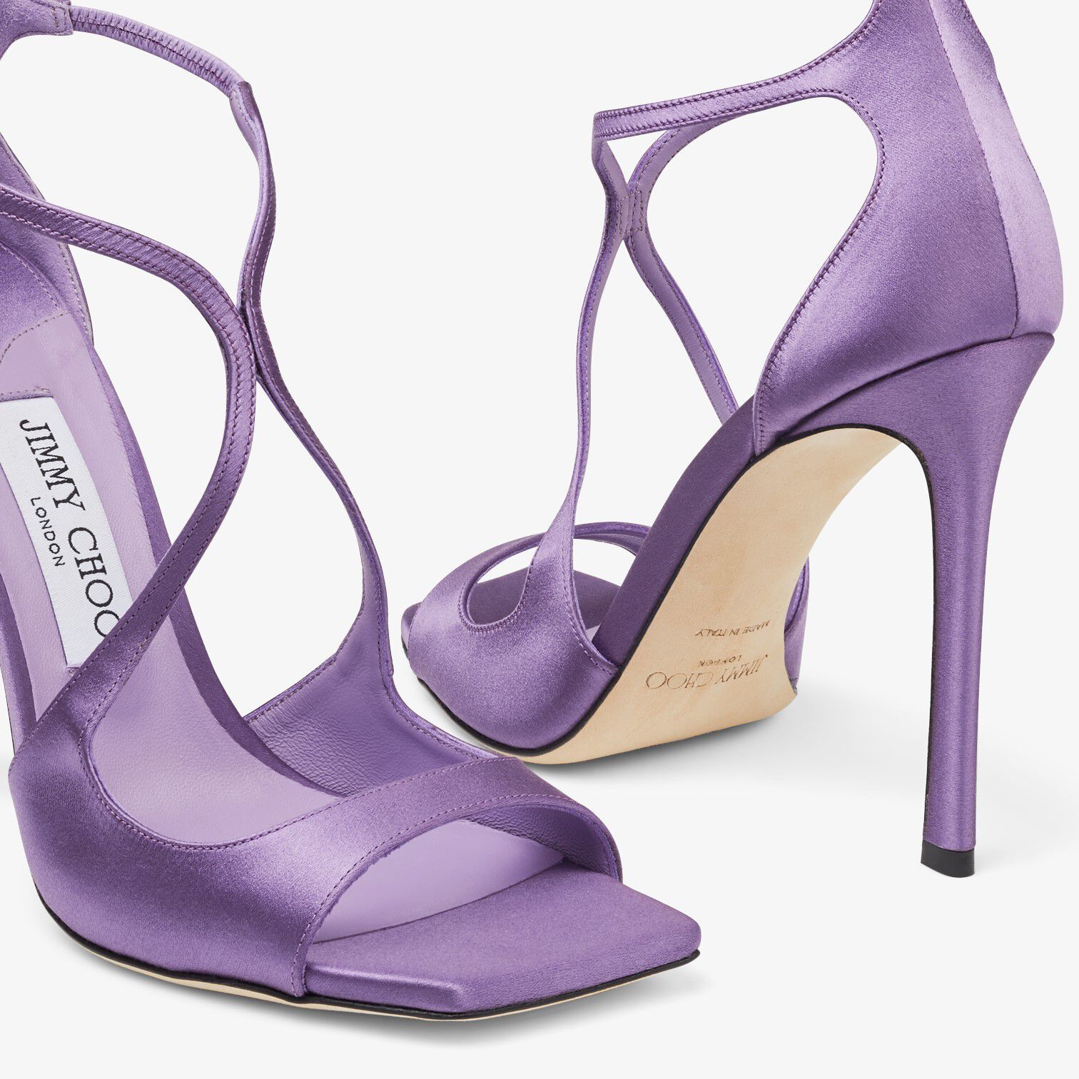 AZIA 110 | Wisteria Satin Sandals | Spring 2023 collection