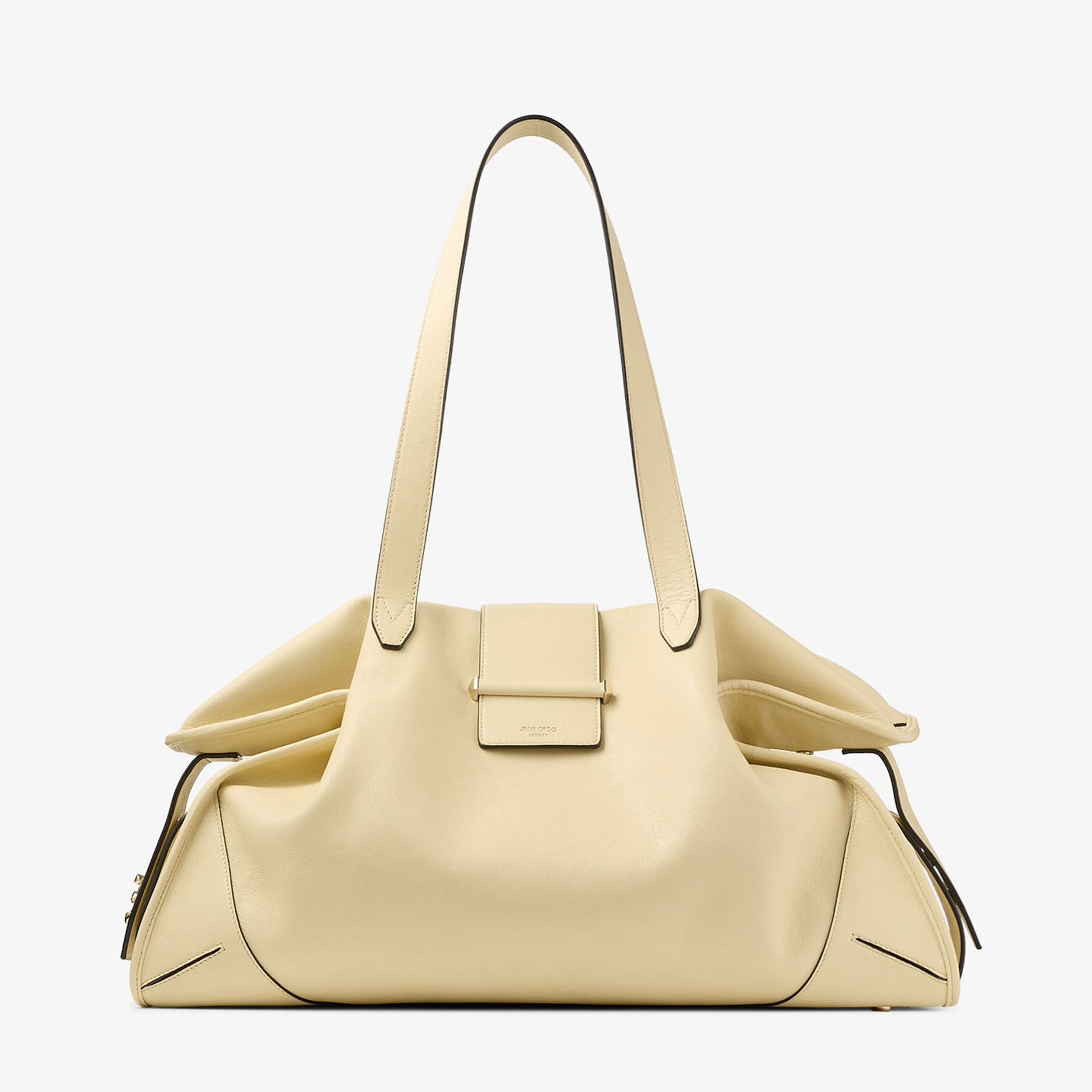 Bar Holdall Large | Buttermilk Biker Leather Holdall Bag | JIMMY CHOO