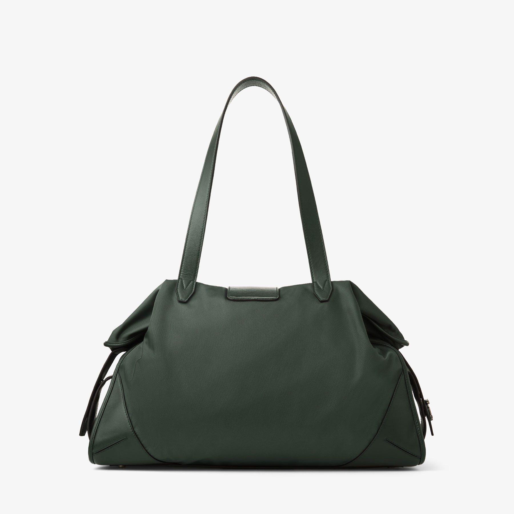 Bar Holdall Large | British Green Nylon Holdall Bag with Smooth