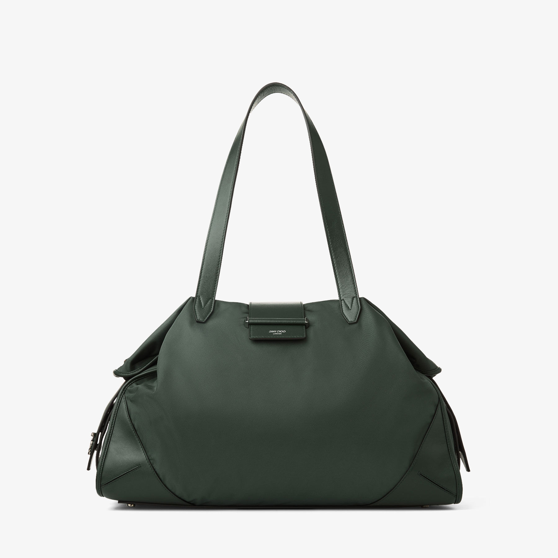 Bar Holdall Large | British Green Nylon Holdall Bag with Smooth