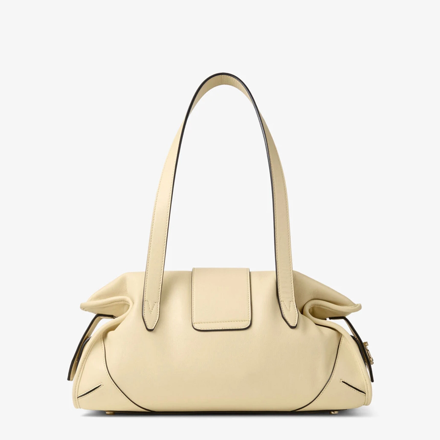 Bar Holdall Medium | Buttermilk Biker Leather Holdall Bag | JIMMY CHOO