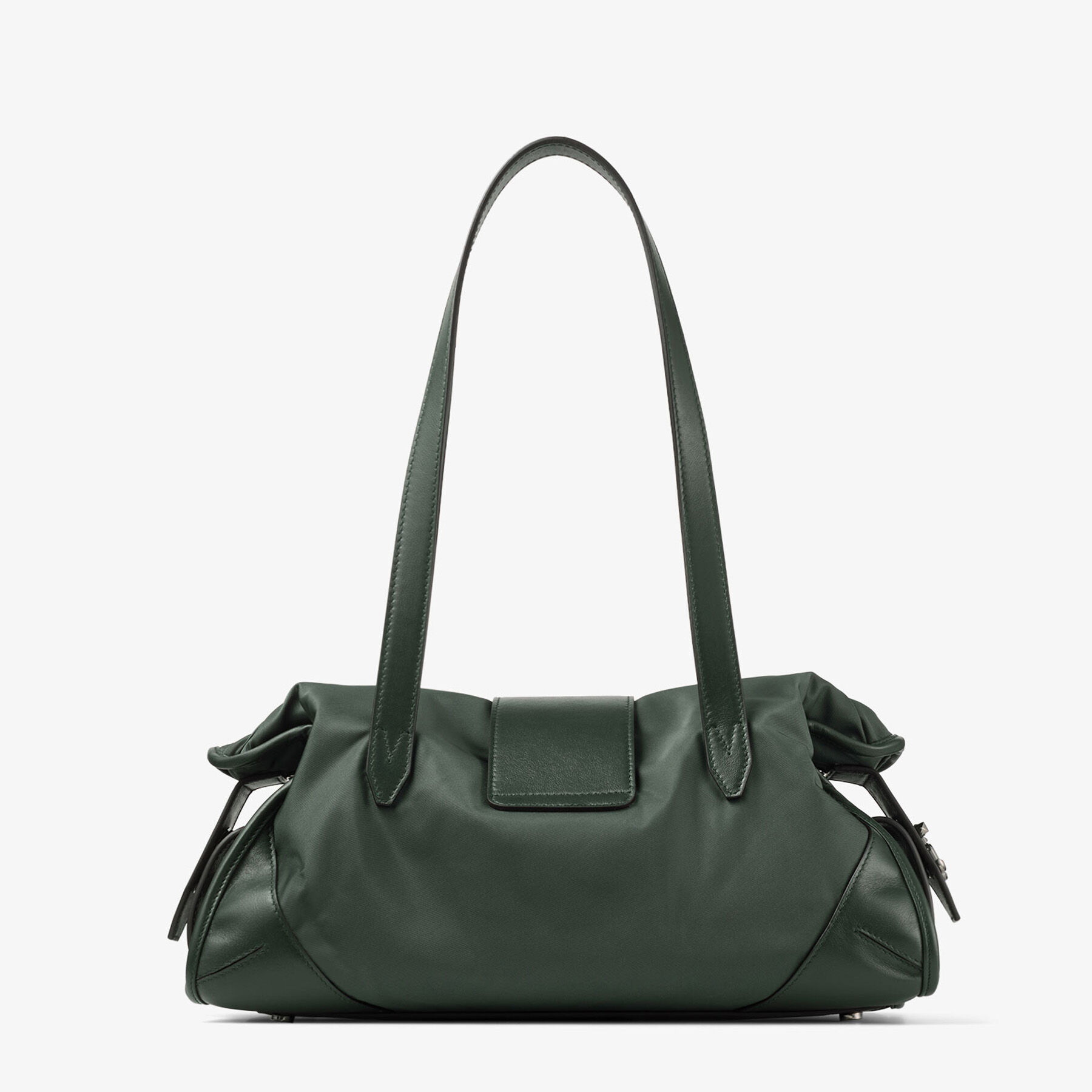 Bar Holdall Medium | British Green Nylon and Calf Leather Holdall