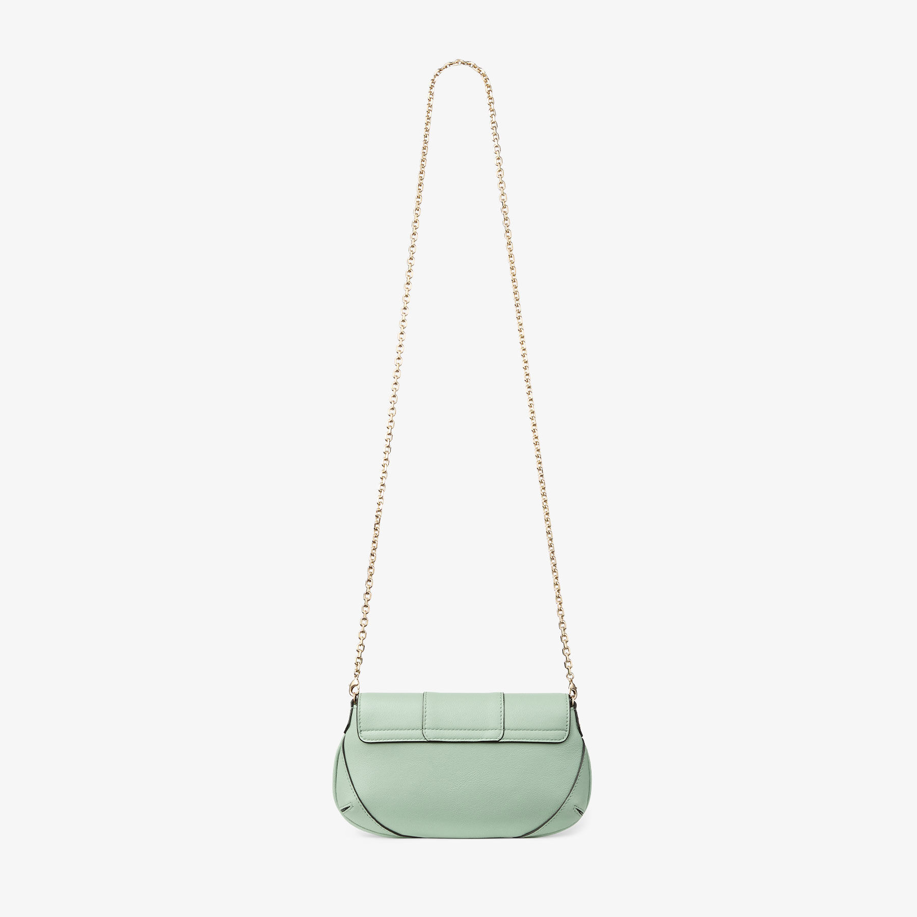Bar Wallet With Chain | Verde Biker Leather Wallet with Chain