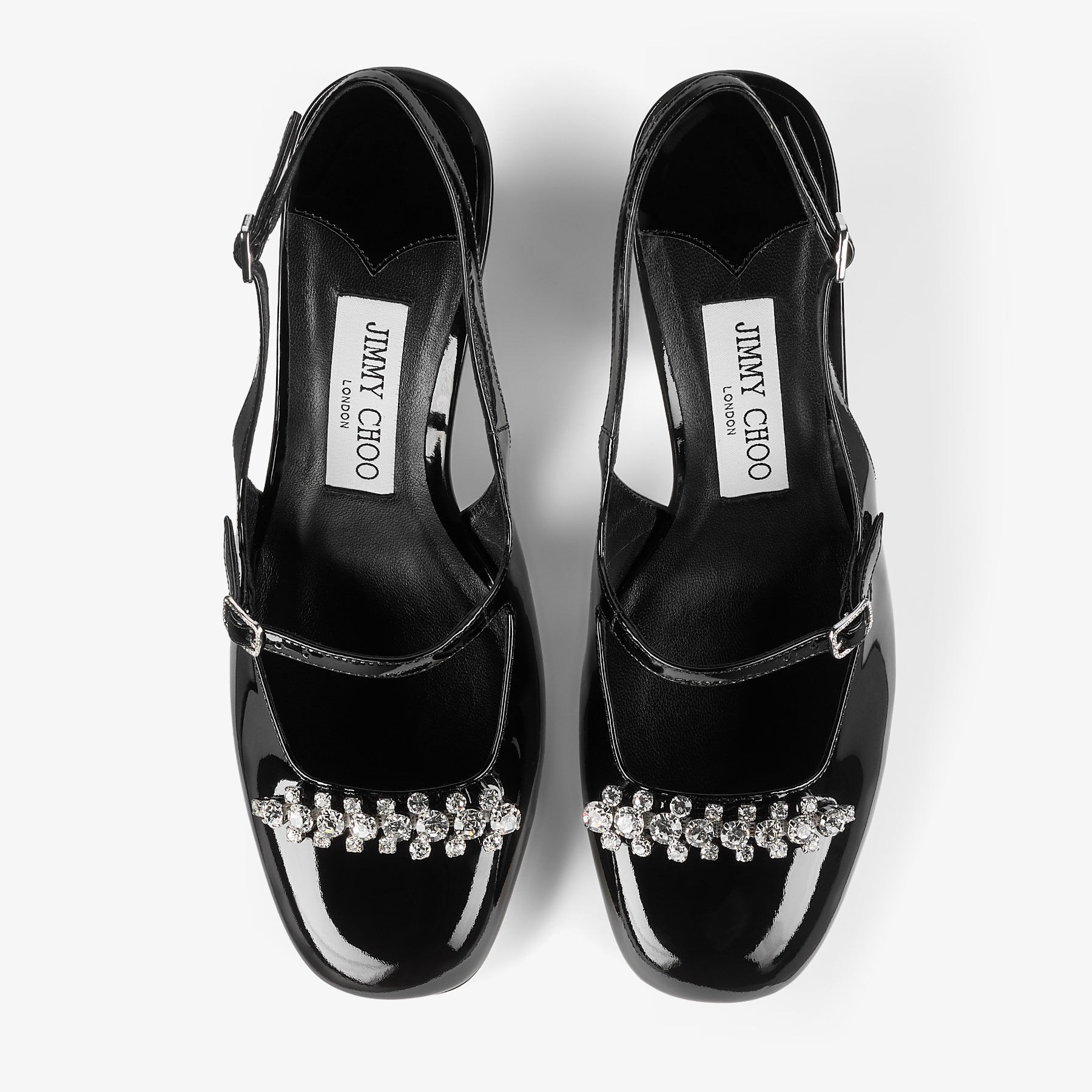 Belinda Sling Back 70 | Black Patent Leather Slingbacks