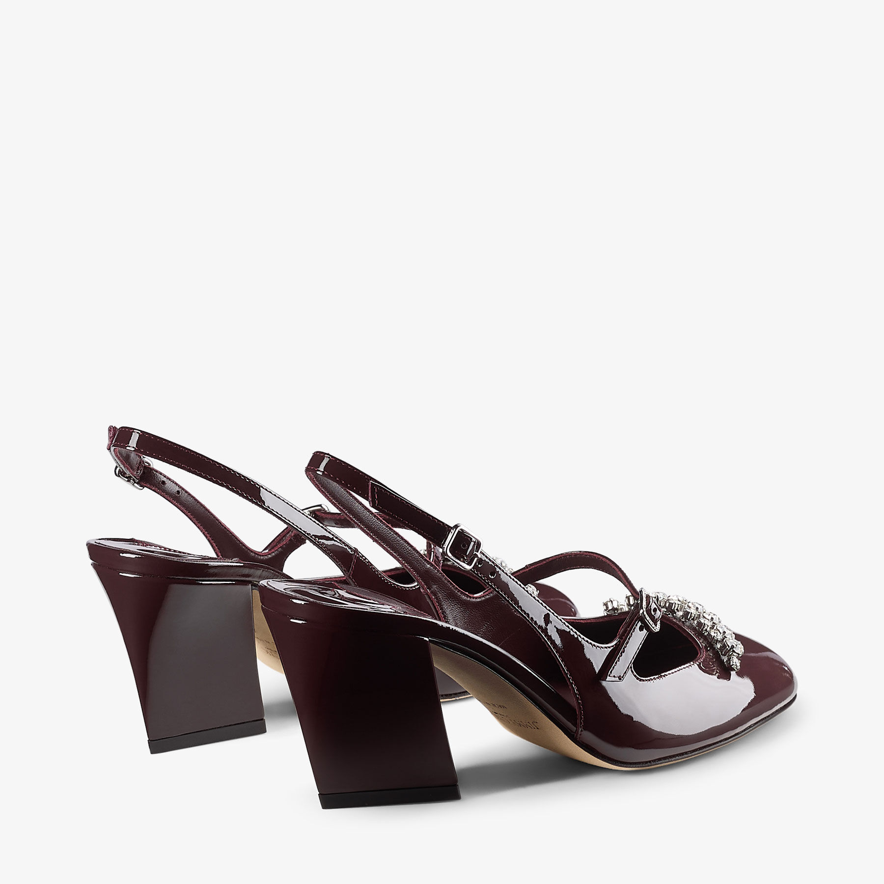【関税&送料込】Jimmy Choo Pixie Patent Leather Slingbacks Pixie/BH 45 | Black Patent Leather Pumps | JIMMY CHOO