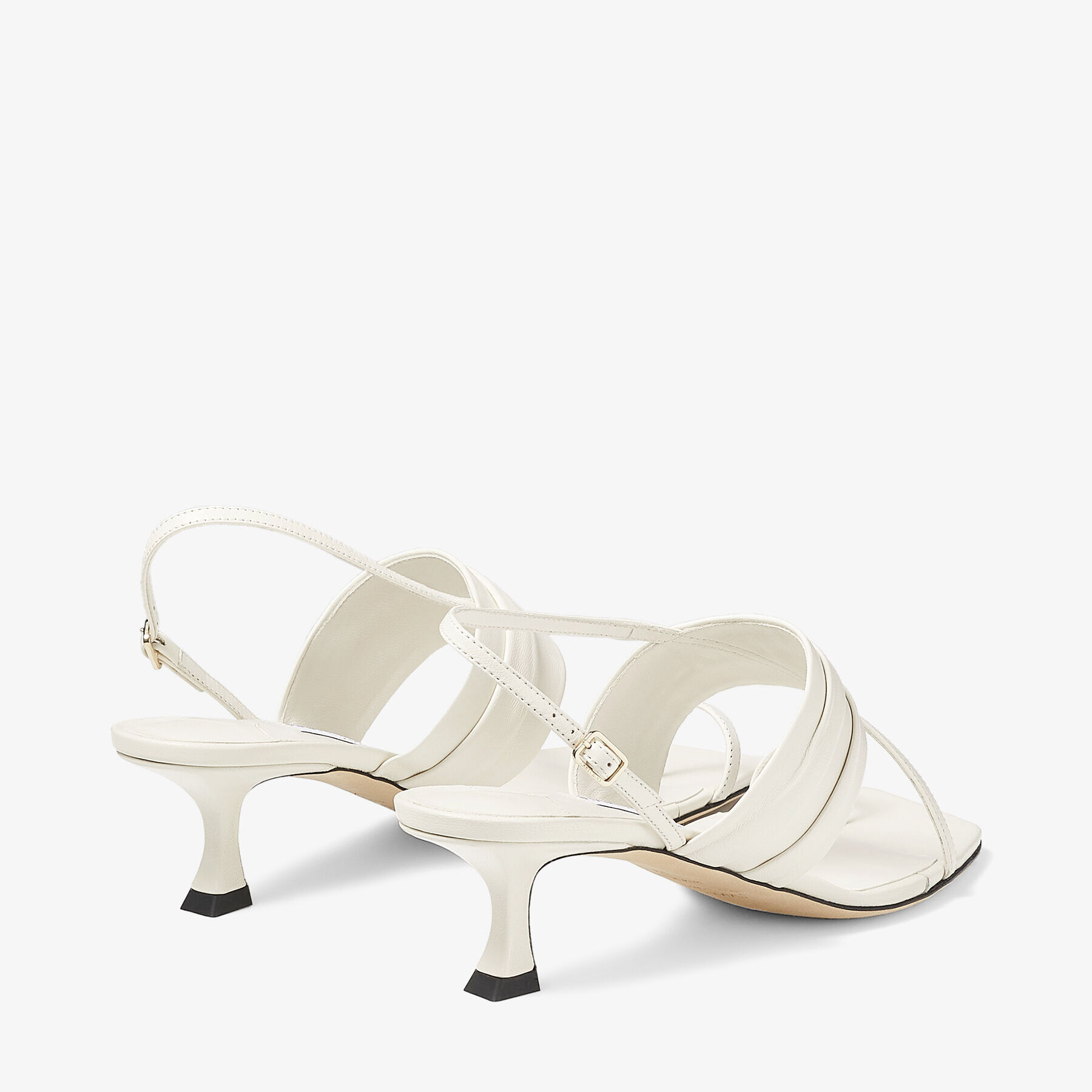 ジミーチュウ BEZIERS 50 レザー サンダル Jimmy Choo sandals Latte ナッパレザー・サンダル| BEZIER 50 | Beachコレクション