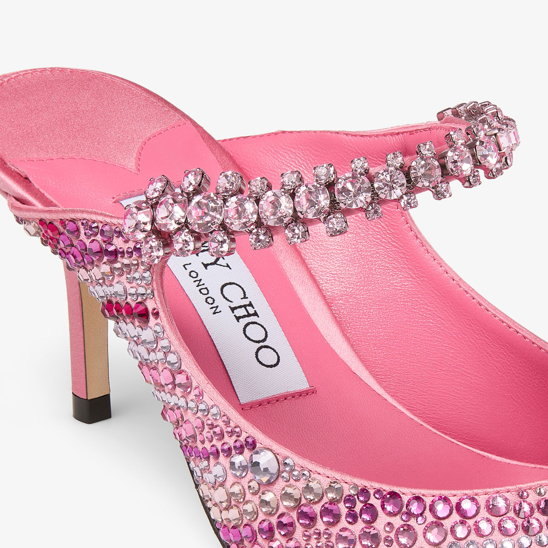 Bing 65 | Candy Pink Mix Satin Pumps | JIMMY CHOO