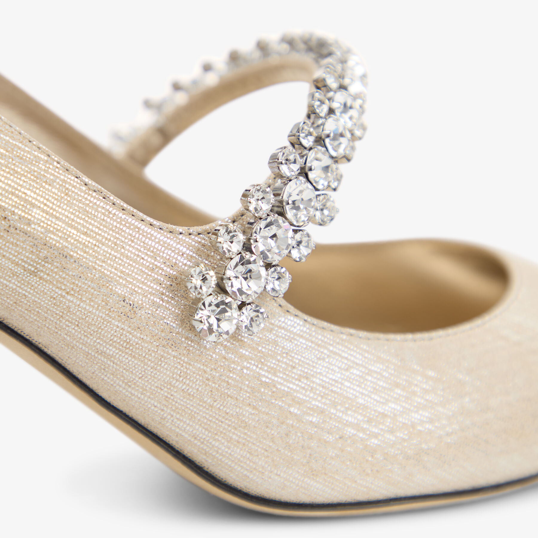 Bing Pump 65 | Gold Metallic Leather Pumps | JIMMY CHOO