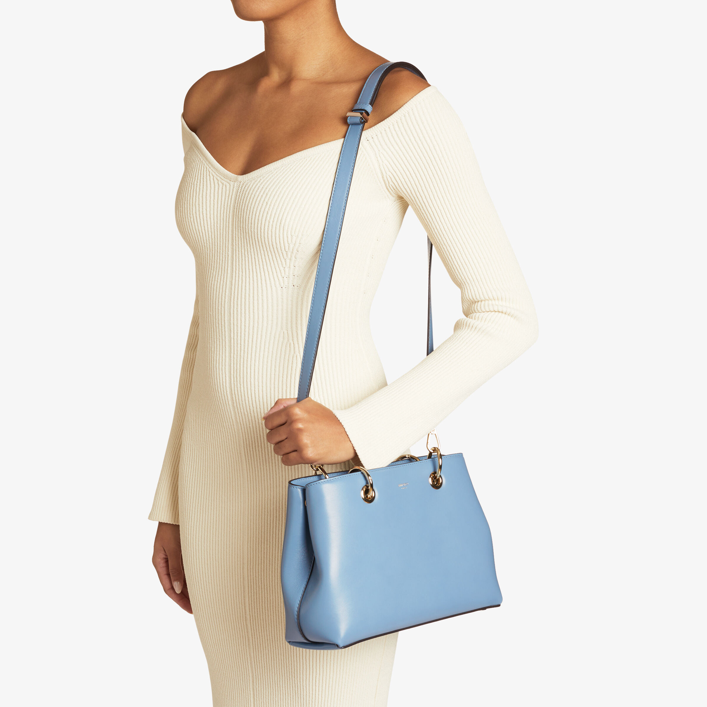 JIMMY CHOO ボンボンS トートバッグ Soft Shiny Calf 2way JIMMY CHOO ボンボンS トートバッグ Soft Shiny Calf 2way