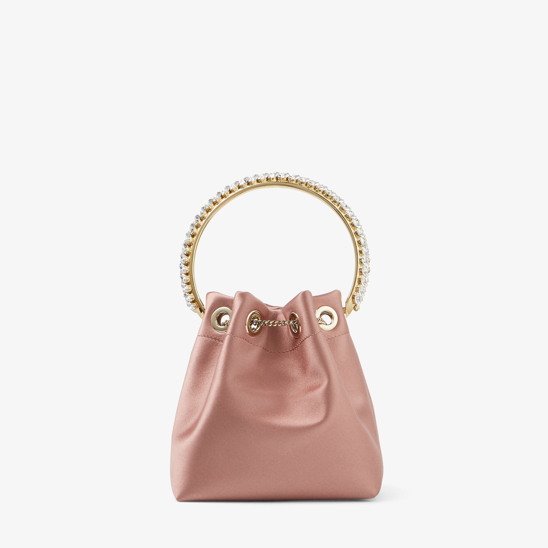 【関税&送料込】Jimmy Choo Bon Bon Satin Bag Bon Bon|Yellow Satin Crystal Bag| JIMMY CHOO