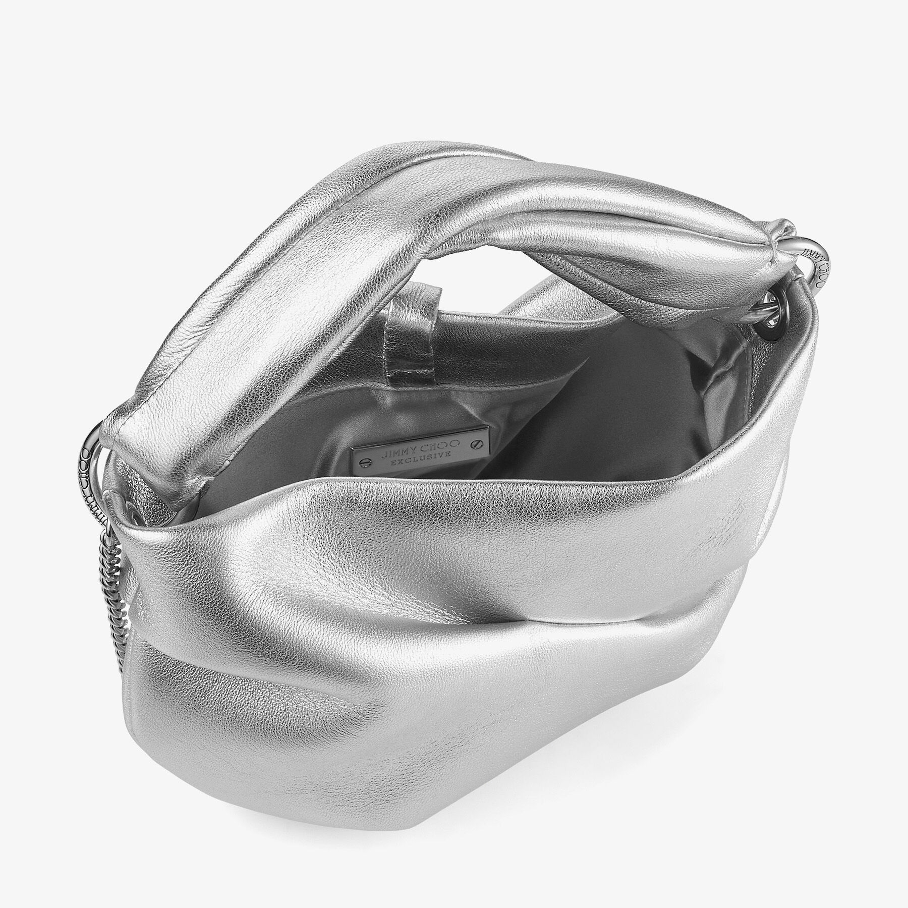 【23SS NEW】Jimmy Choo / Bonny ツイストハンドル付きバッグ 23SS NEW】Jimmy Choo / Bonny ツイストハンドル付きバッグ