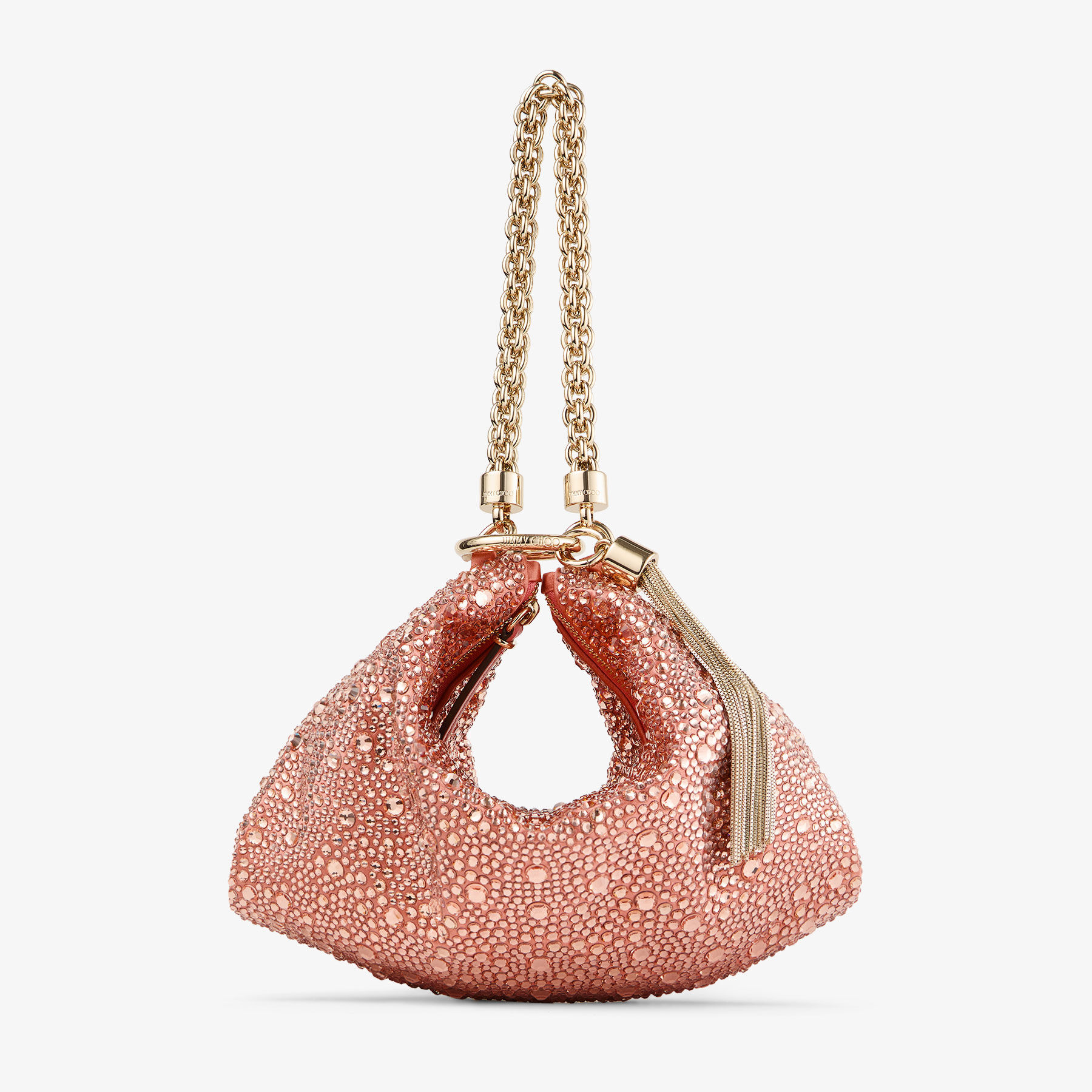 Satin Grapefruit | Callie CHOO／CALLIE 【新品未使用】JIMMY Clutch JIMMY | Crystals Degradé with Bag バッグ