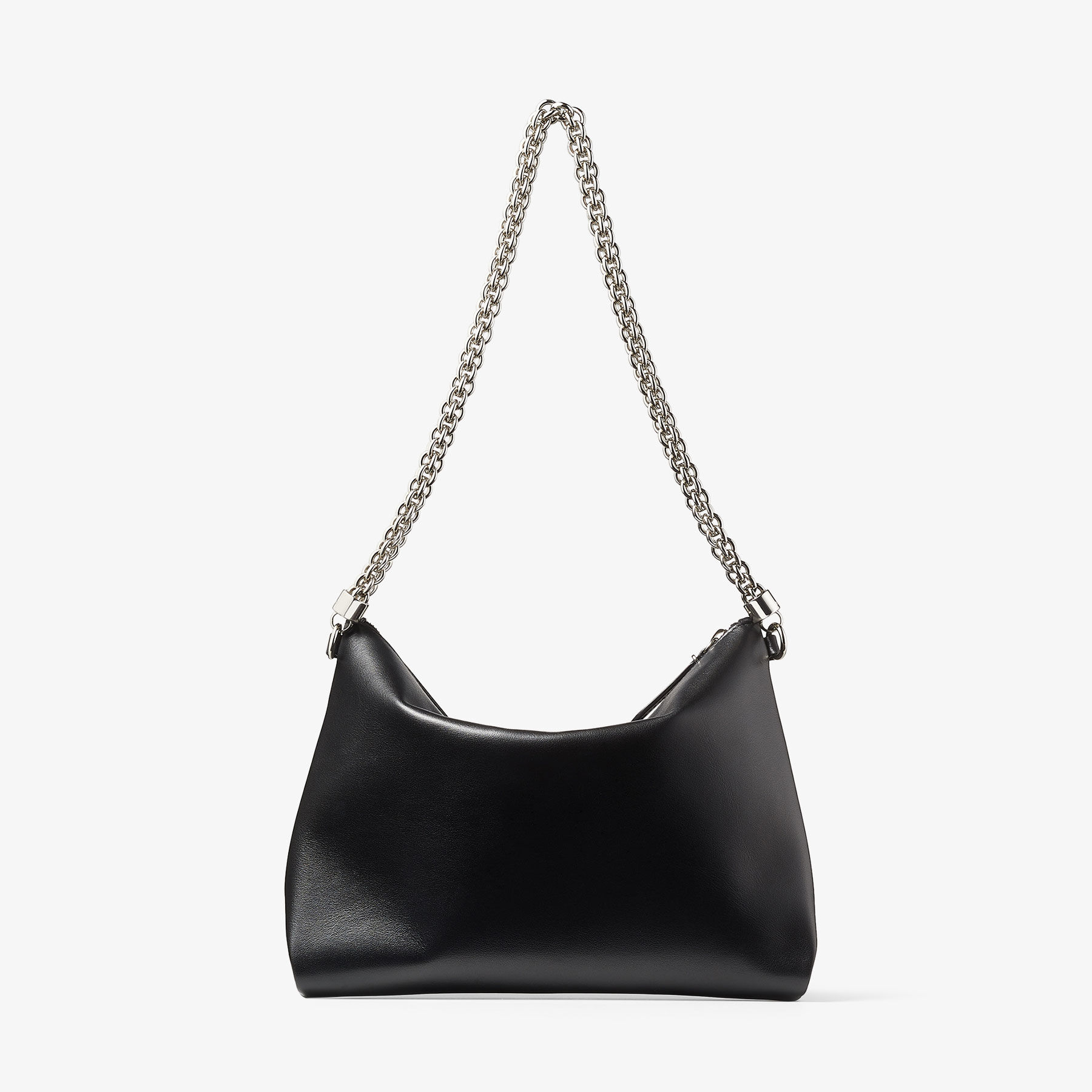トートバッグ Jimmy Choo Callie' Black Leather Bag Jimmy Choo - Callie Black Shimmer Suede Evening Bag