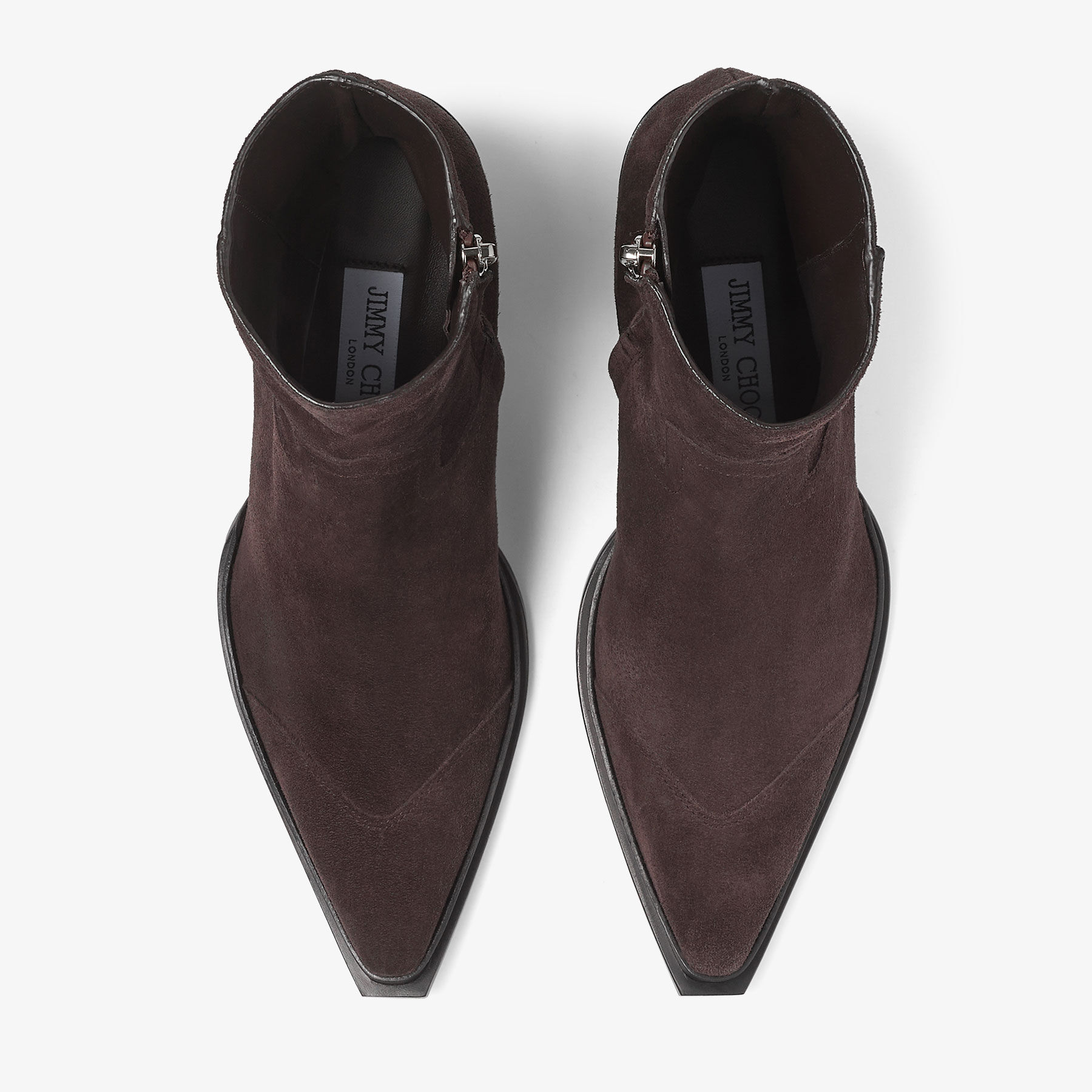 Cece Ankle Boot 60 | Coffee Suede Ankle Boots | JIMMY CHOO