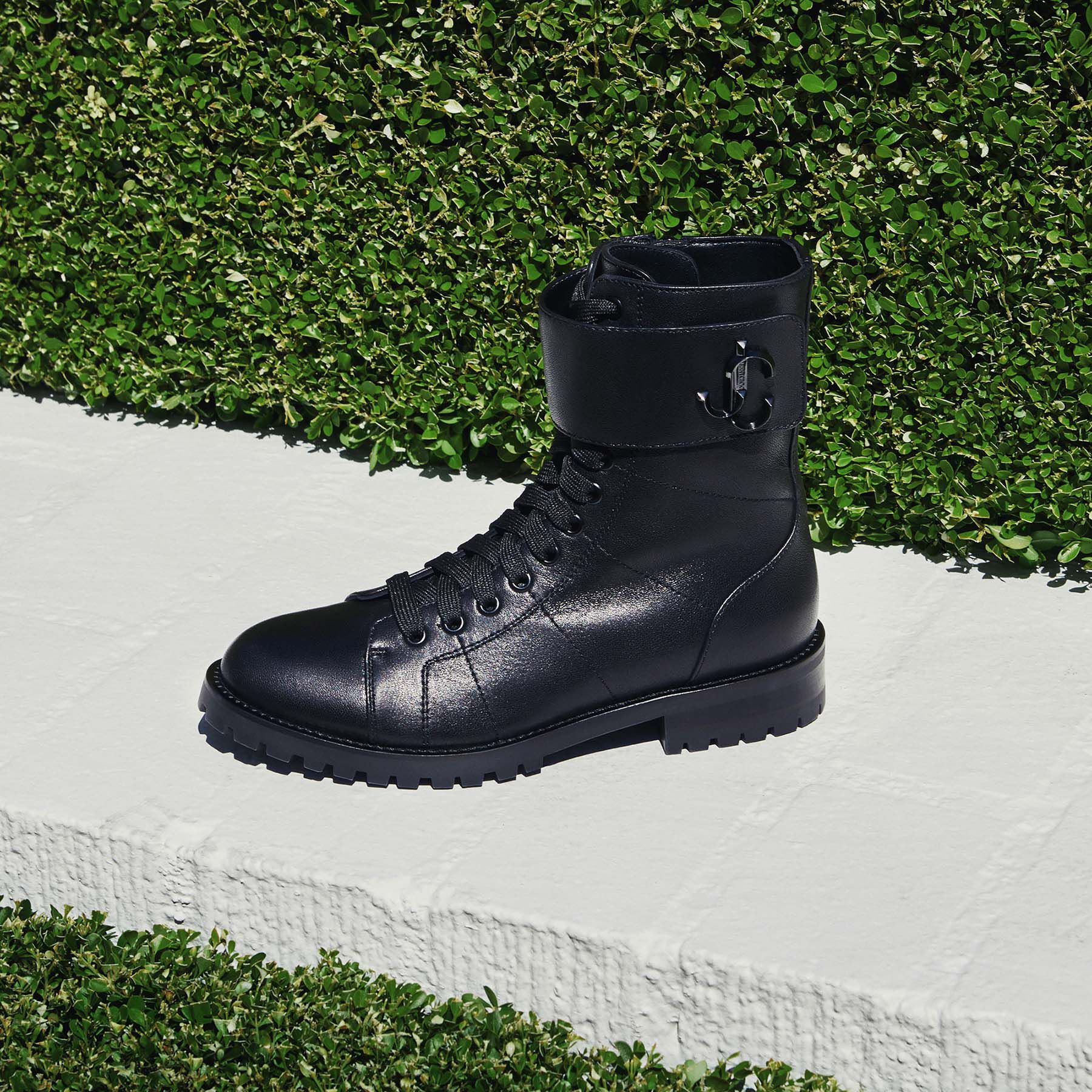 今季ブランド Soft Black Nappa Autumn | FLAT CEIRUS | Boots Combat Leather その他