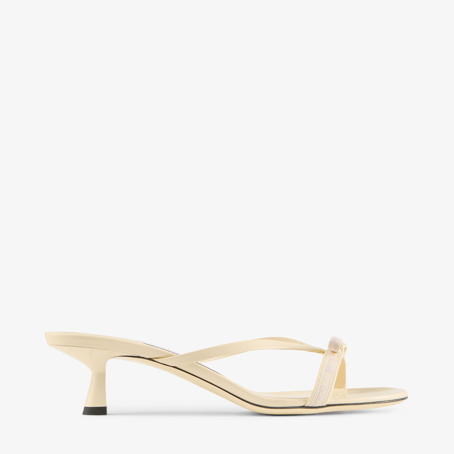 WEB限定お買い得商品の新着アイテム Leather |Buttermilk 45 Mule Ciela Ribbon JIMMY | Sandal Mule 靴