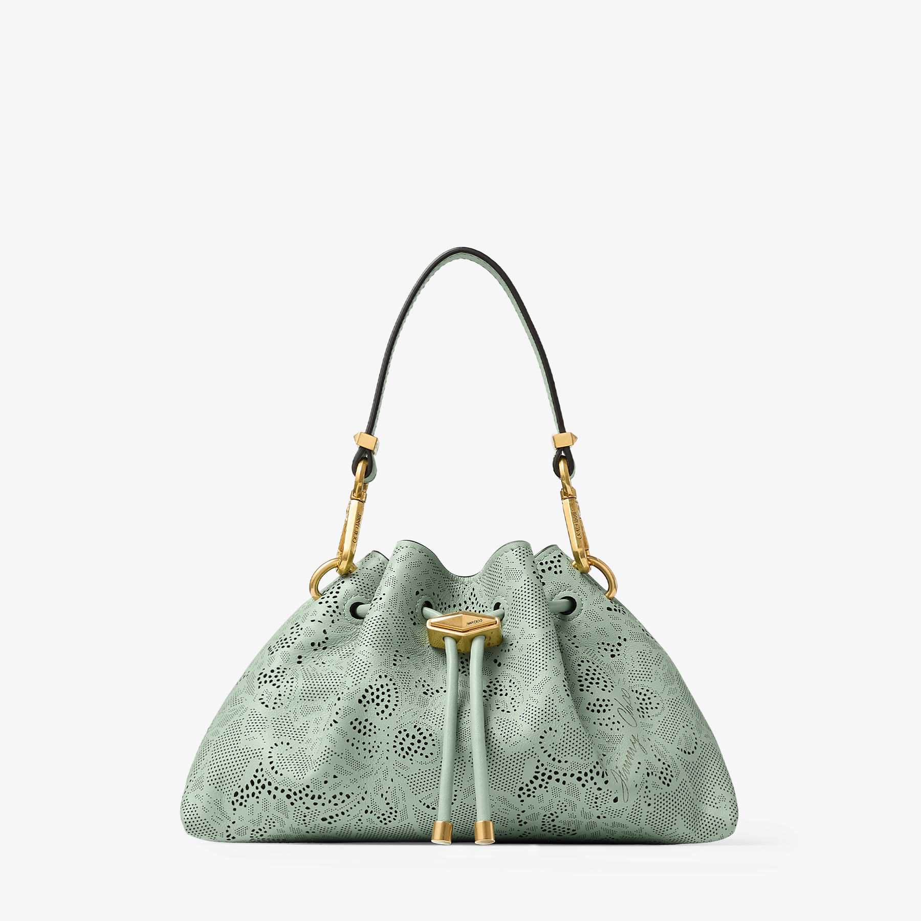 JIMMY CHOOバック♪ Jimmy Choo Large Drawstring Tote Bag | Black | FARFETCH