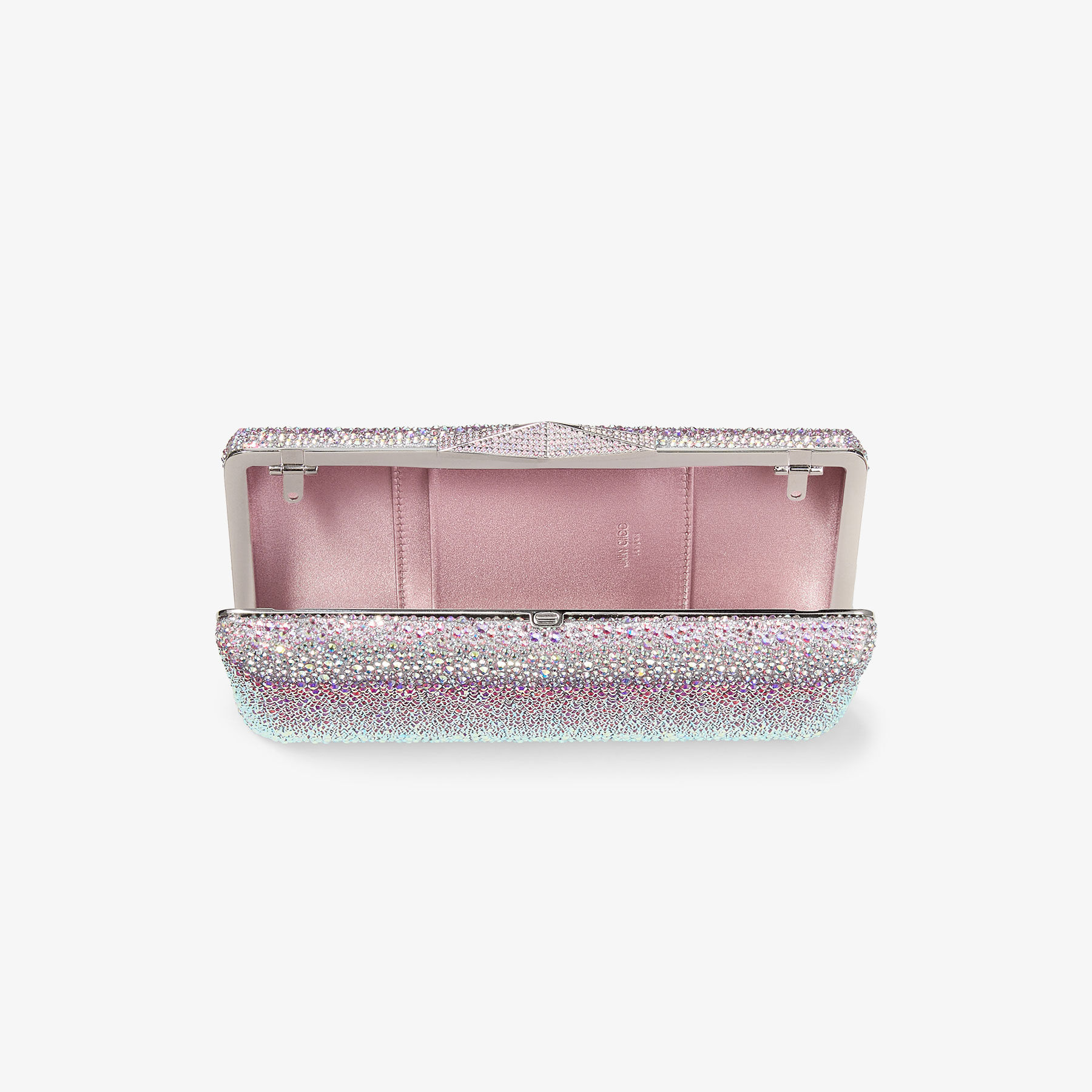 Clemmie | Iridescent Crystal Clutch Bag | New Collection | JIMMY