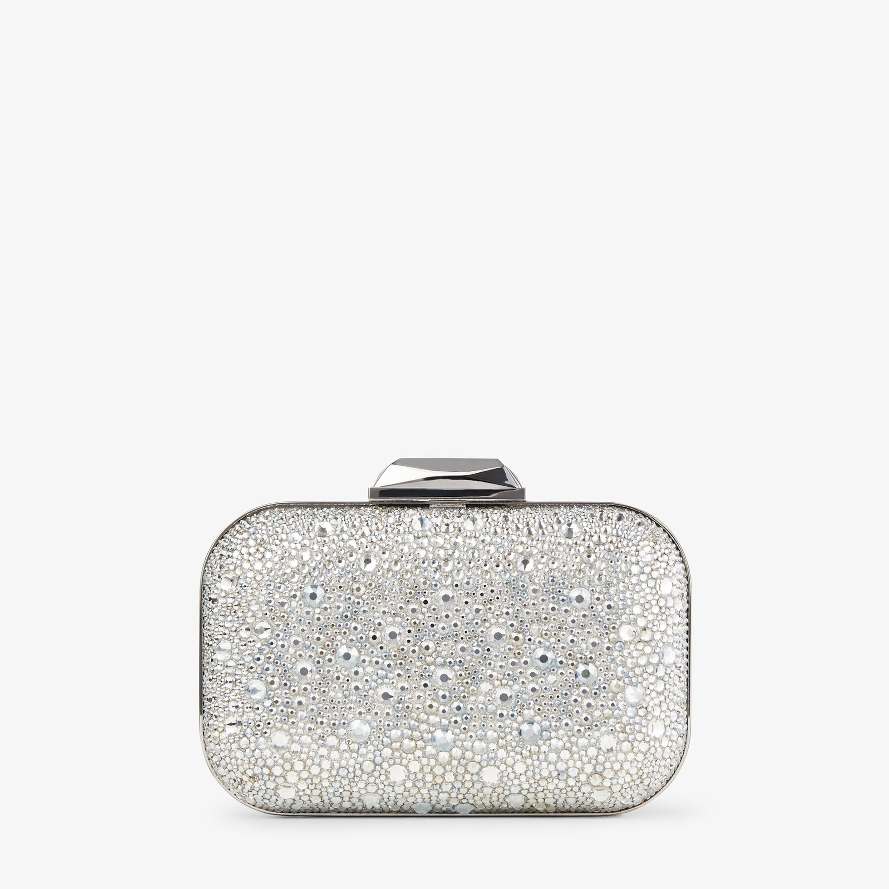 Crystal Covered Clutch Bag | Cloud | Pre Fall 17 | JIMMY CHOO