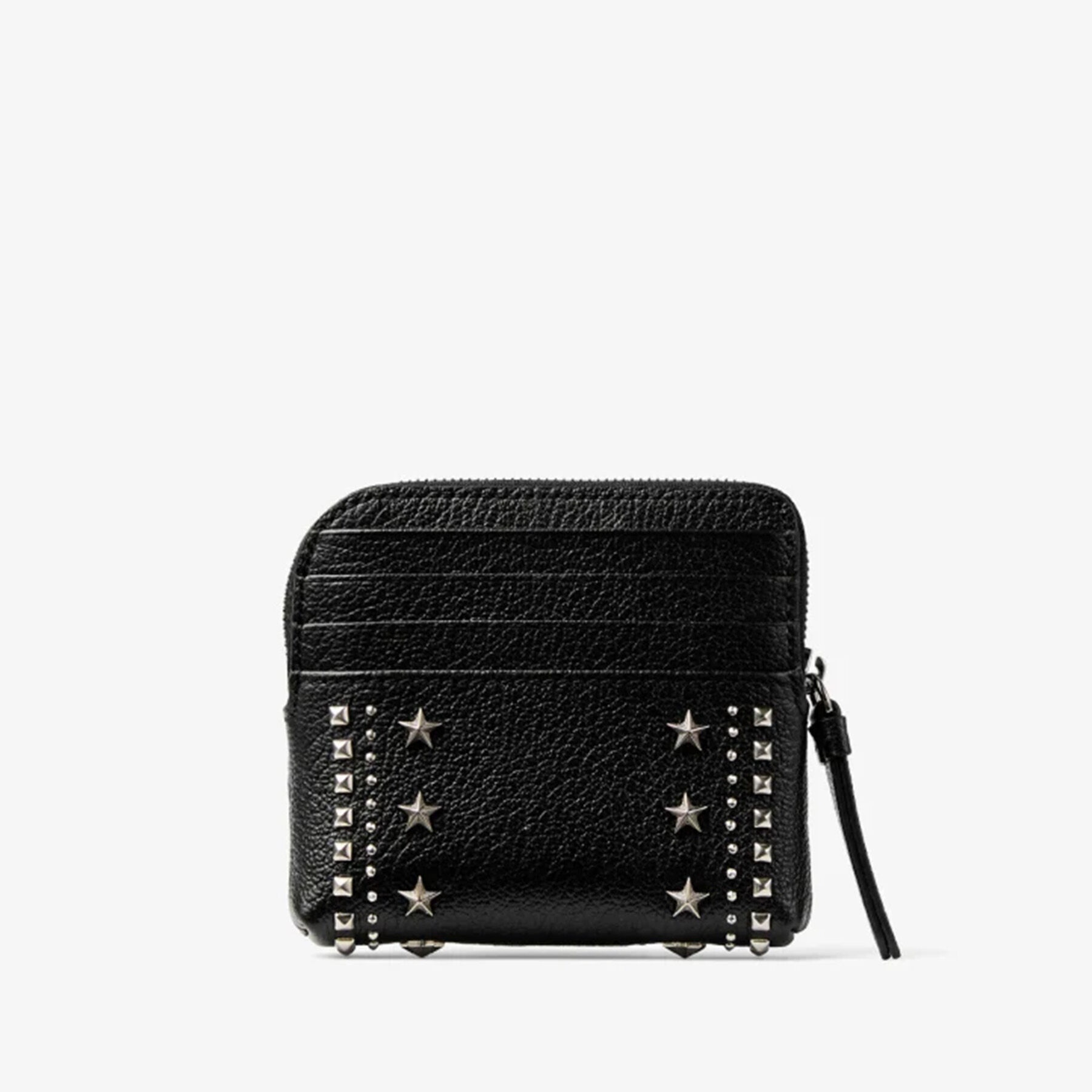 Compact Zip Cardcase M | Black Soft Grained Calfskin Compact Zip