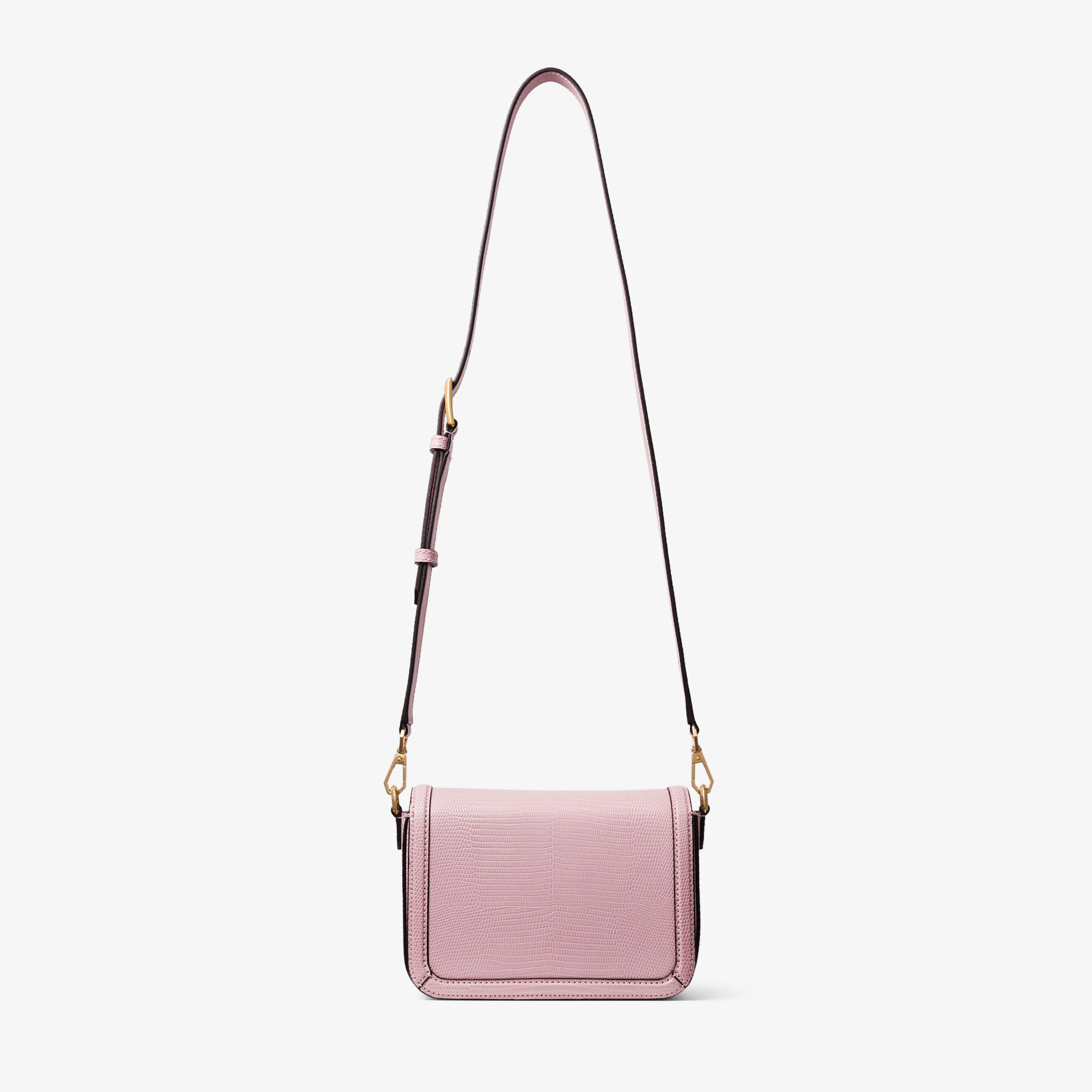 ★JIMMY CHOO★DIAMOND SHOULDER EAST-WEST S★Rose Lizard Diamond Shoulder | Rose Lizard Print Mini Bag | JIMMY CHOO