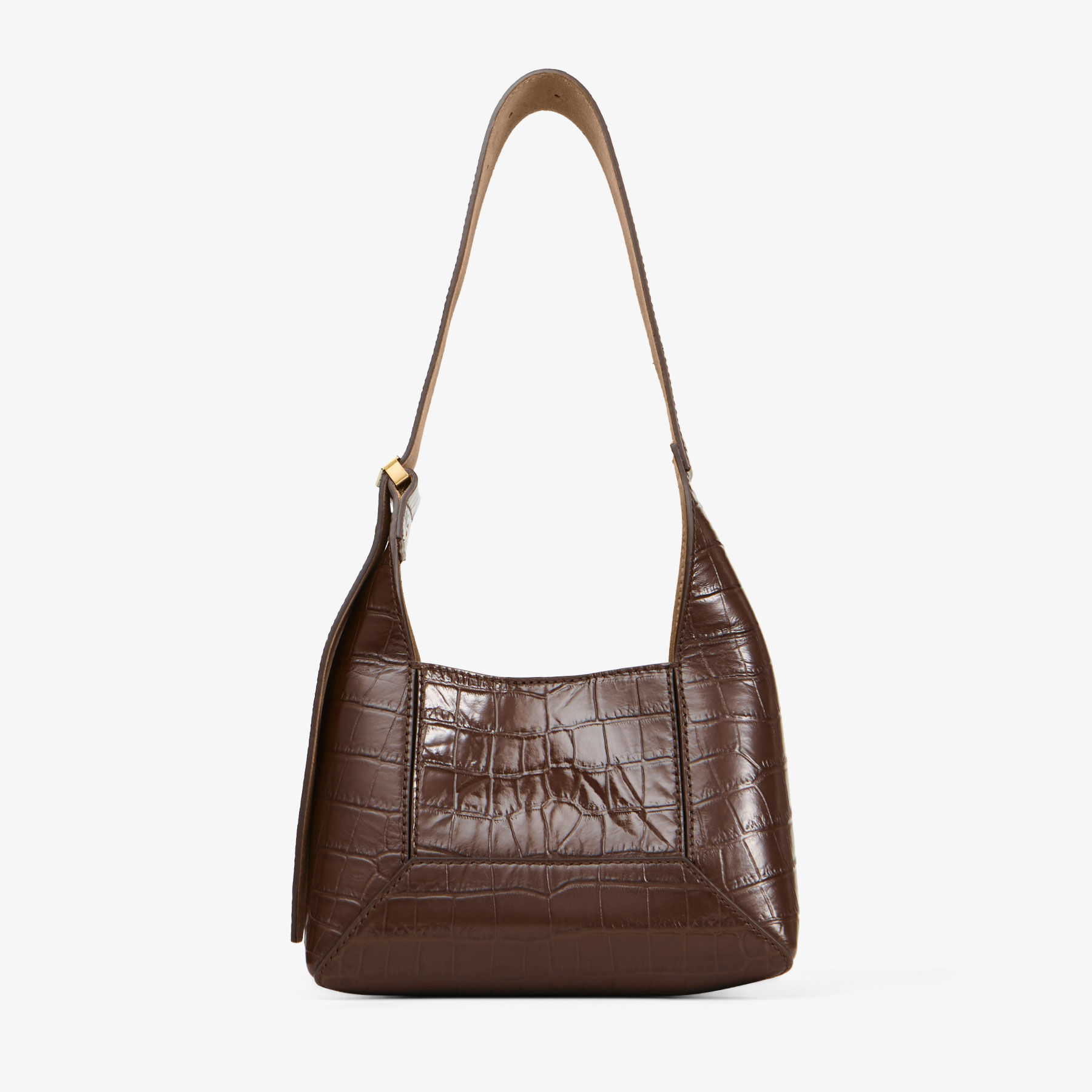 JIMMY CHOO JC TOP CROC EMBOSSED HAND BAG/SMALL