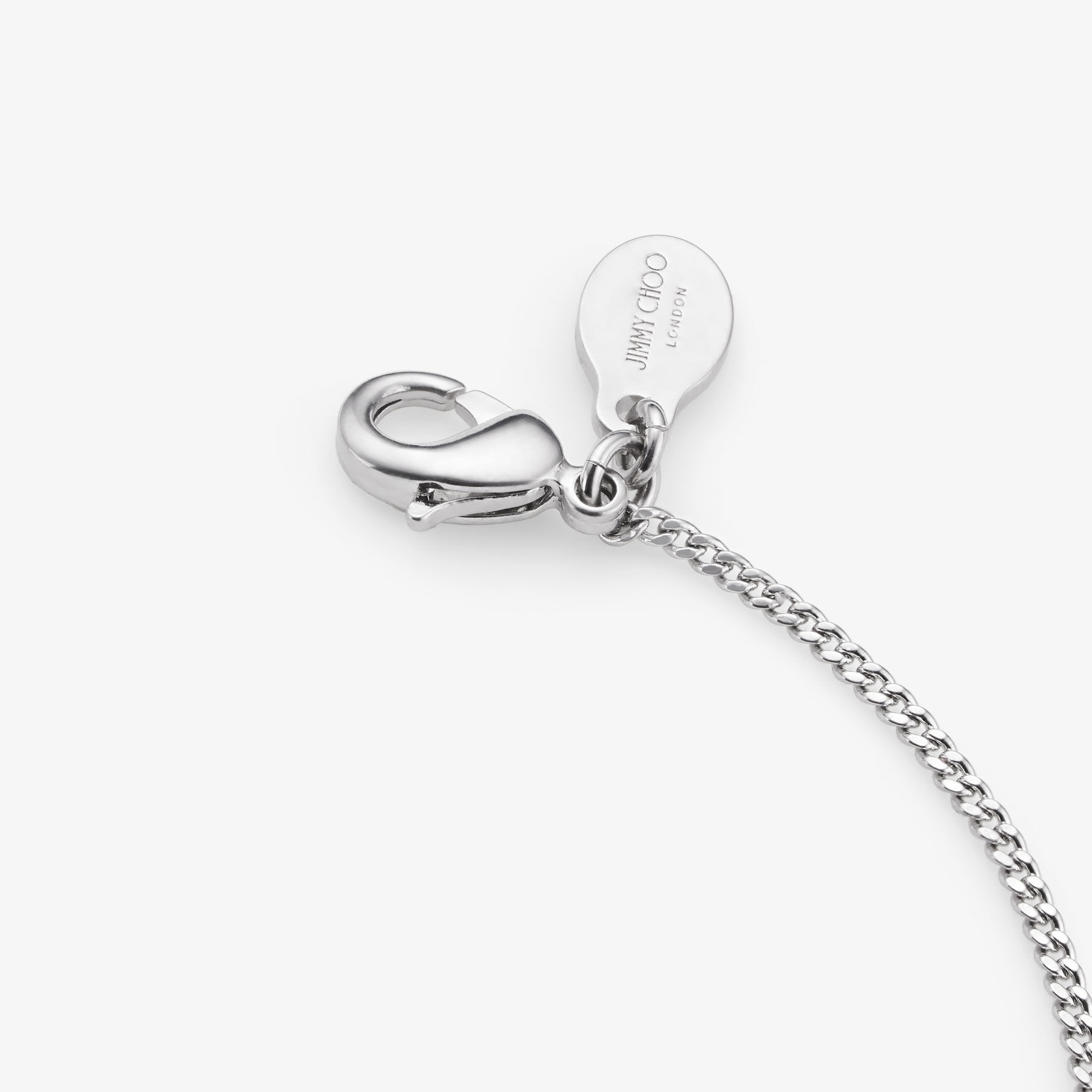 Diamond JC Chain| Silver Finish Necklace| JIMMY CHOO AU