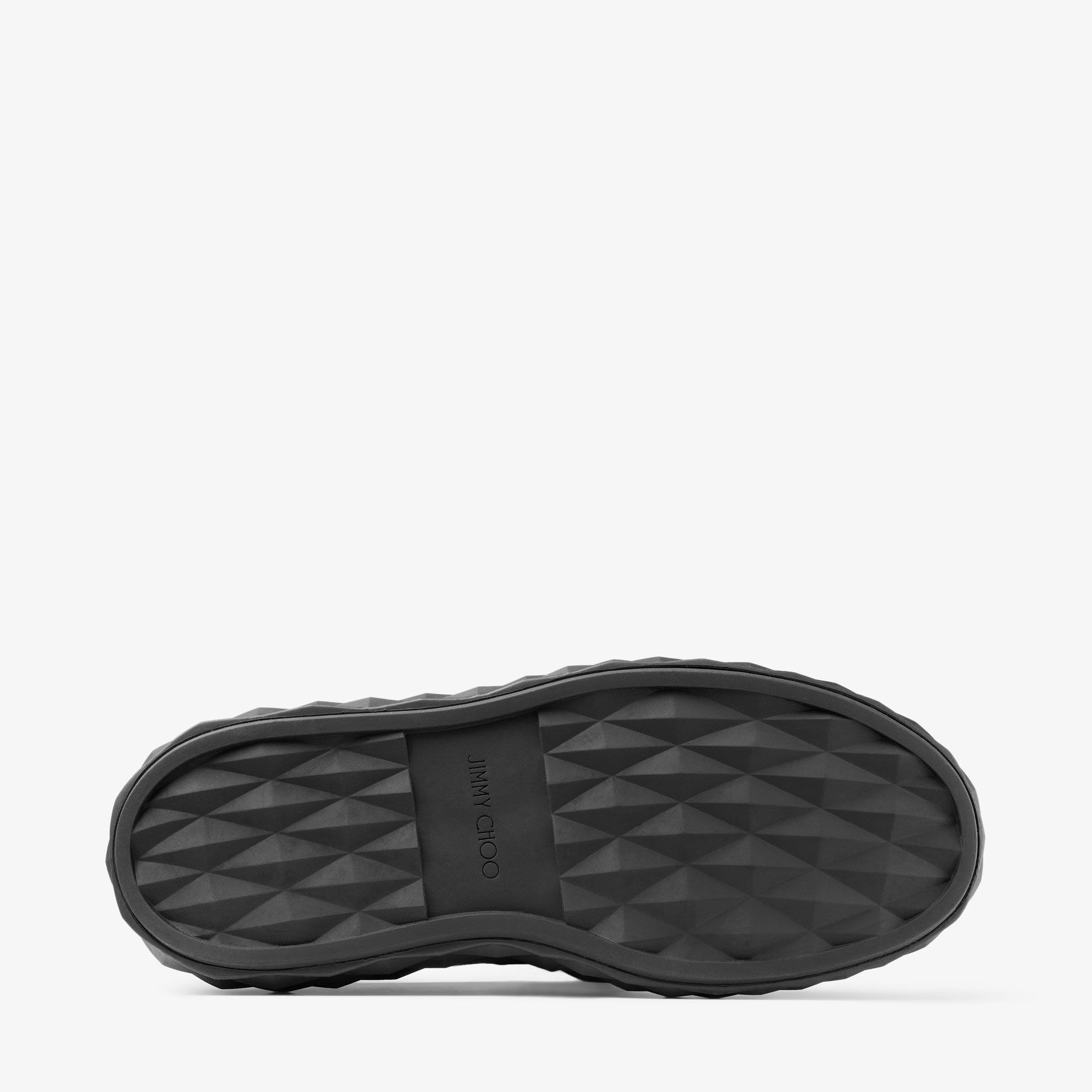 Diamond Light Maxi/F | Black Nappa Leather Trainer | JIMMY CHOO