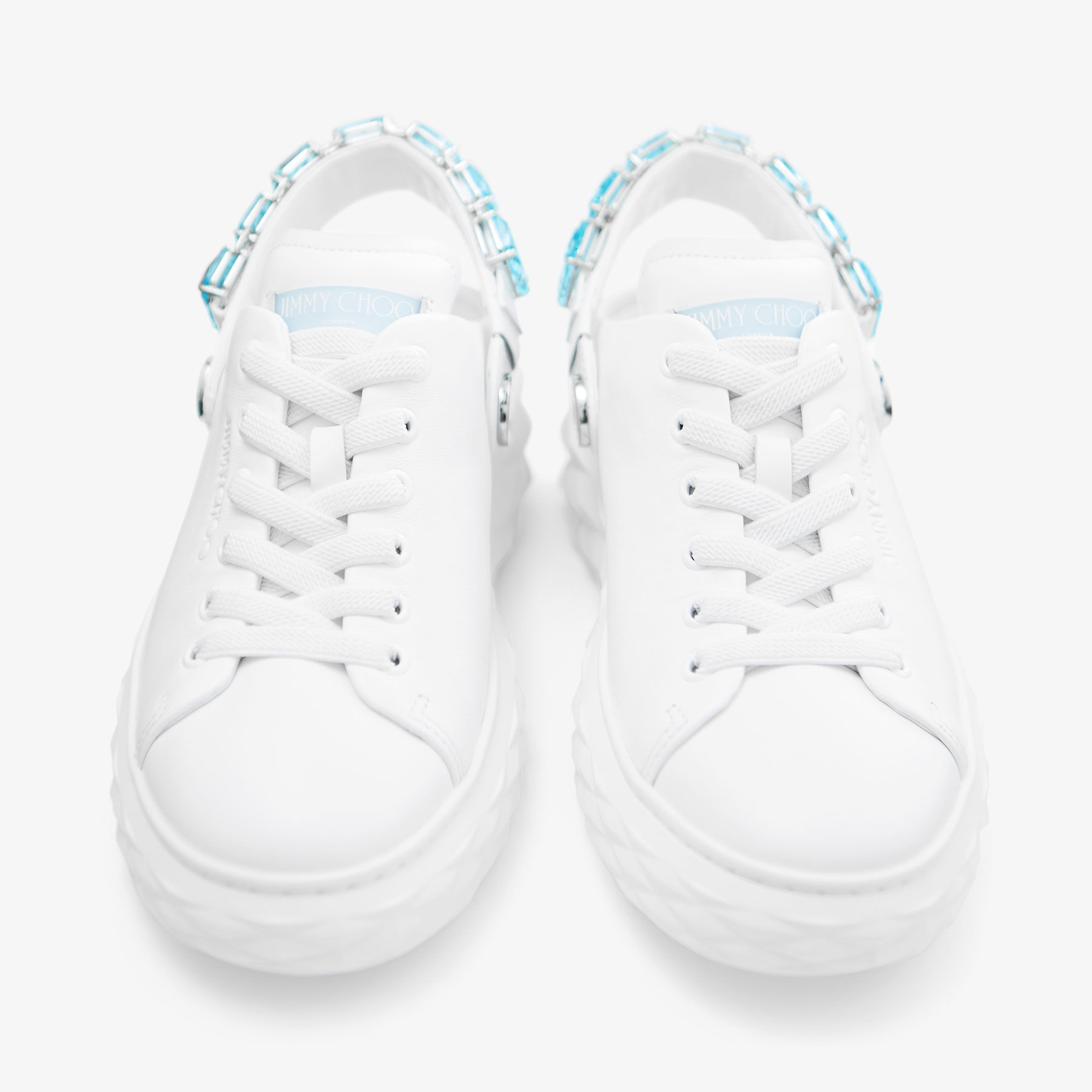 Diamond Sling | Black Nappa Leather Slipper Trainers with