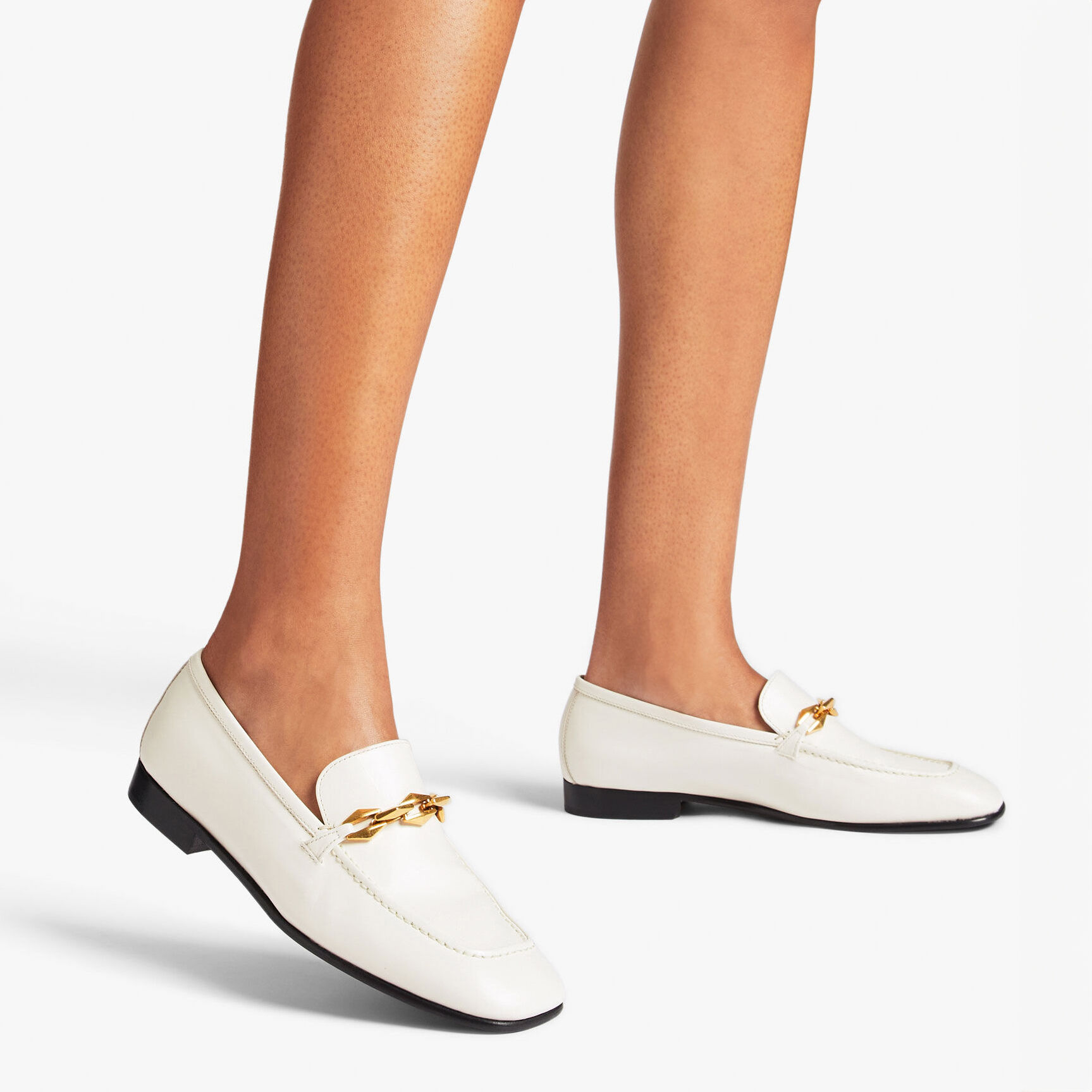 Diamond Tilda Loafer | Latte Calf Leather Loafers with