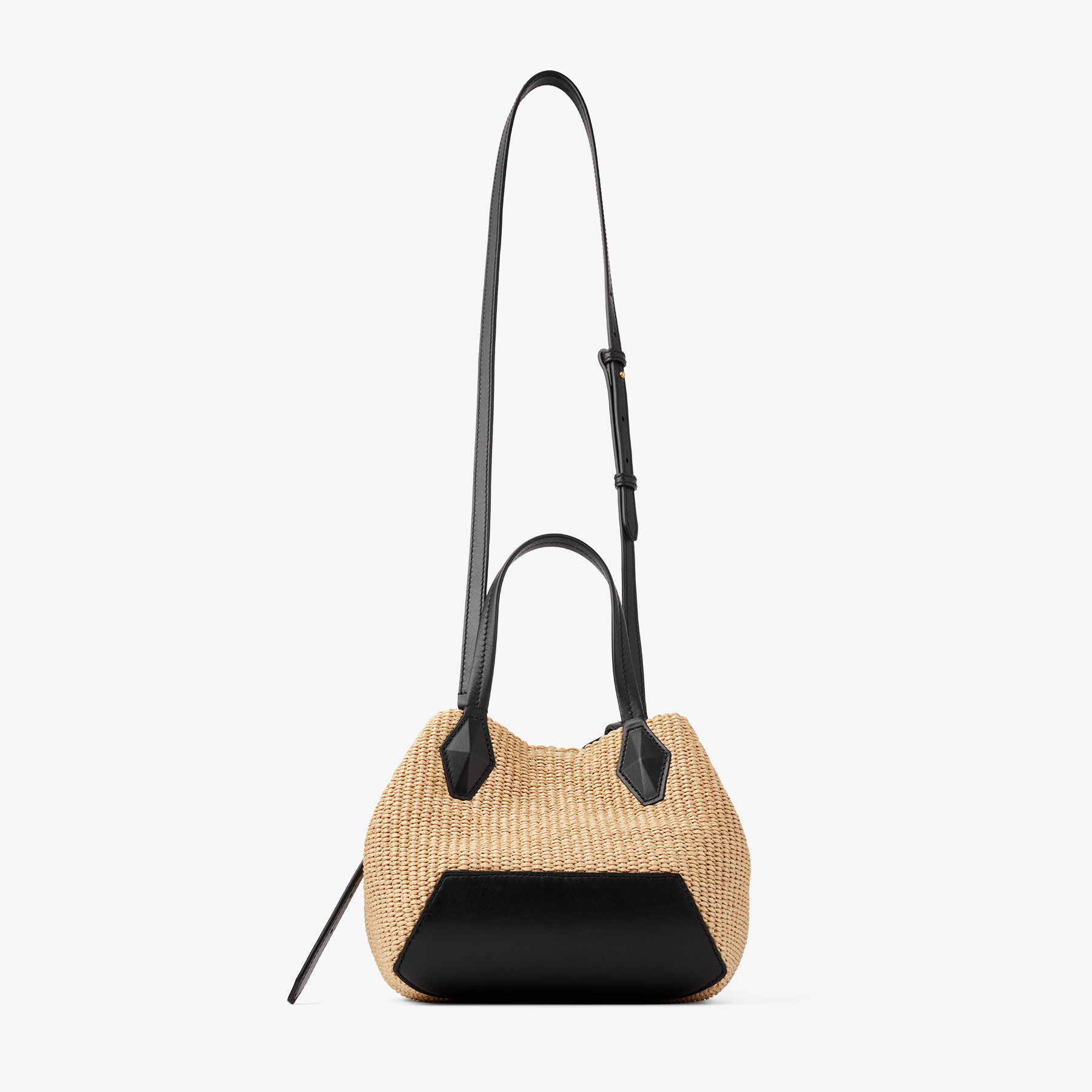 Diamond Tote S | Natutal Raffia Tote Bag | JIMMY CHOO