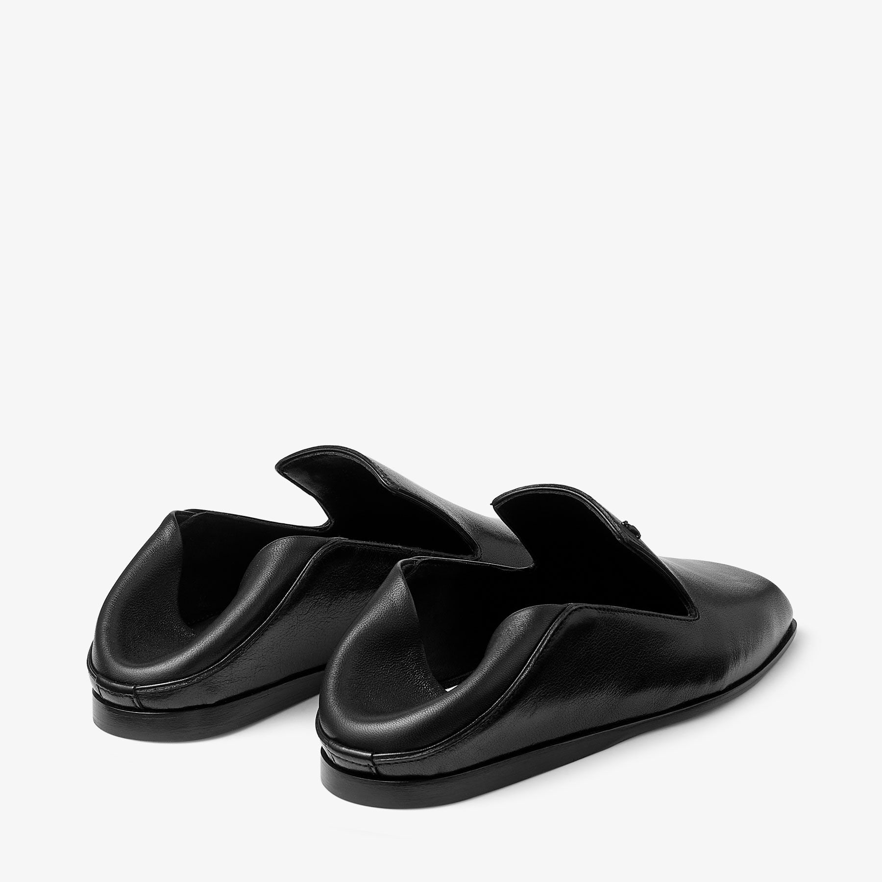 Eliot Slipper F Black Vintage Leather Slippers JIMMY CHOO