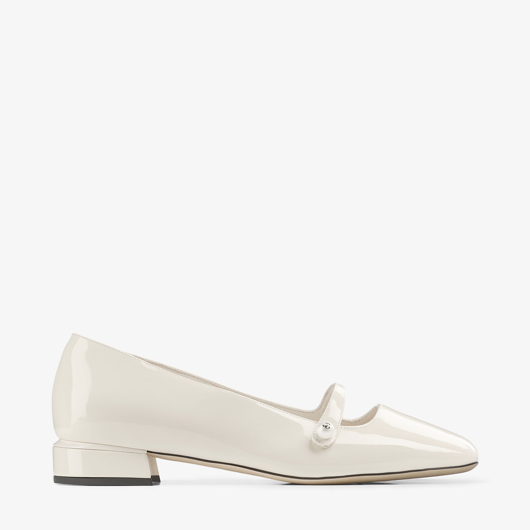未使用 eleve バレエ yumiko stina chacotto Elisa Ballerina | Latte Patent Leather Ballerina Pumps | JIMMY CHOO
