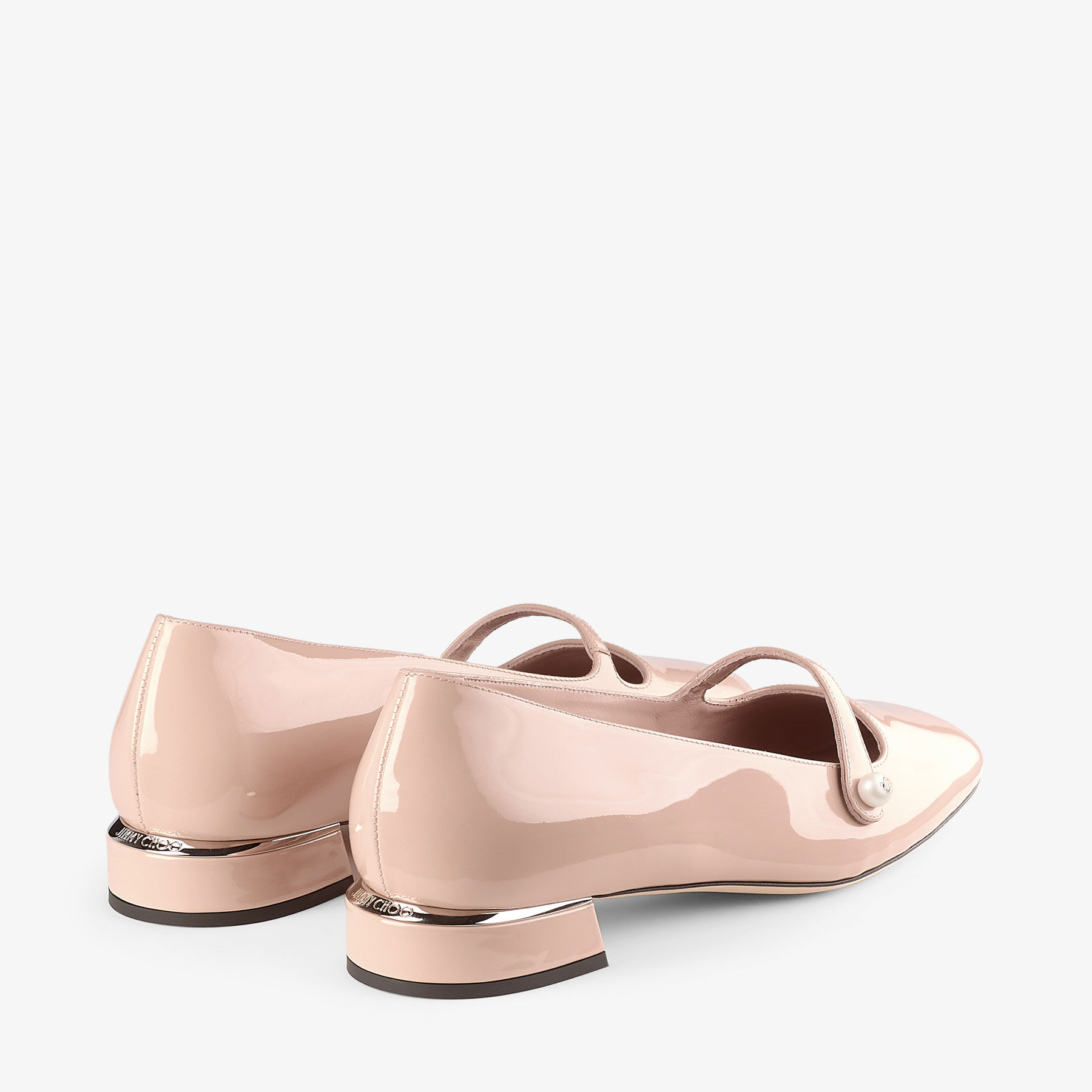 Elisa Ballerina | Macaron Patent Leather Ballerina Pumps | JIMMY CHOO