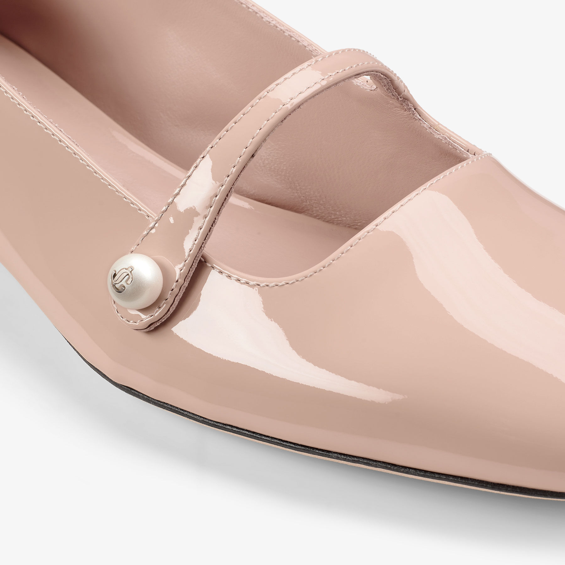 maromama Elisa Ballerina | Macaron Patent Leather Ballerina Pumps | JIMMY CHOO