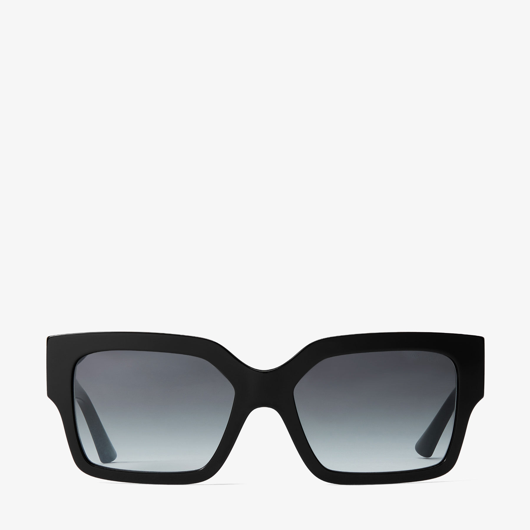 Jimmy Choo Black Frame Sunglasses with Gradient Gray Lenses JC5001B Sunglasses - Jimmy Choo Authorized Retailer  main image 2