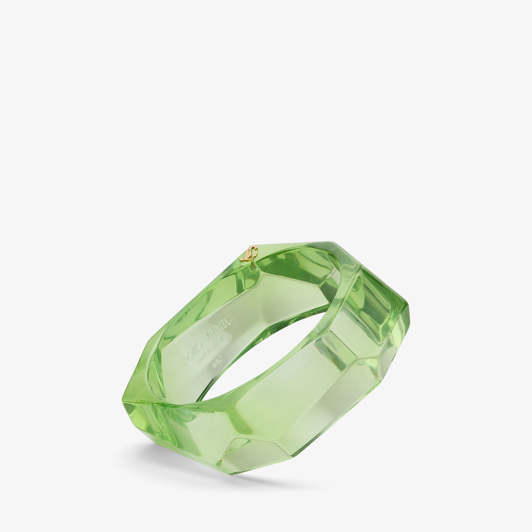 Faceted Bracelet | Clover Acrylic Faceted Bracelet | JIMMY CHOO