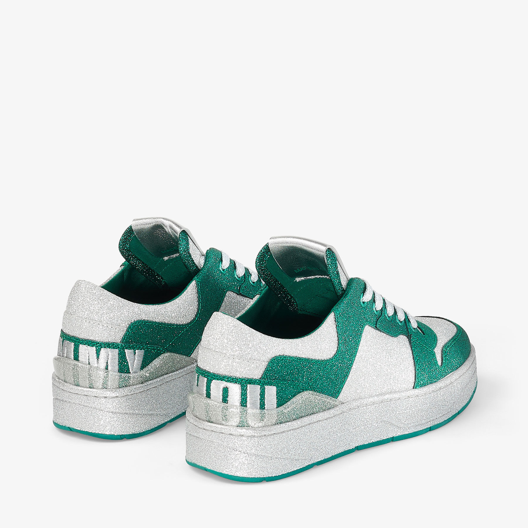 Florent F | Green Nappa and Candy Wrap Leather Trainers Florent F | Green Nappa and Candy Wrap Leather Trainers