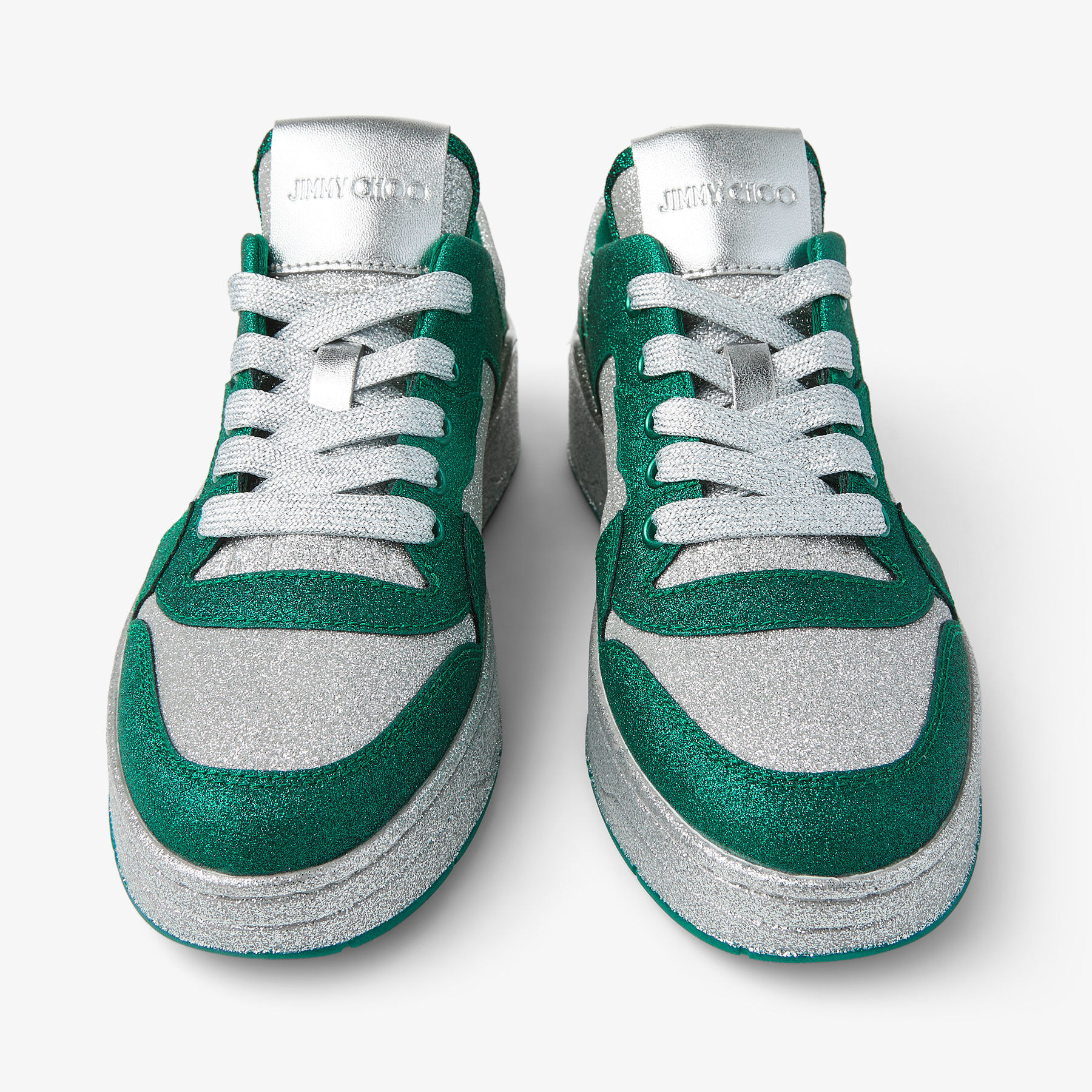 Florent F | Green Nappa and Candy Wrap Leather Trainers Florent F | Green Nappa and Candy Wrap Leather Trainers