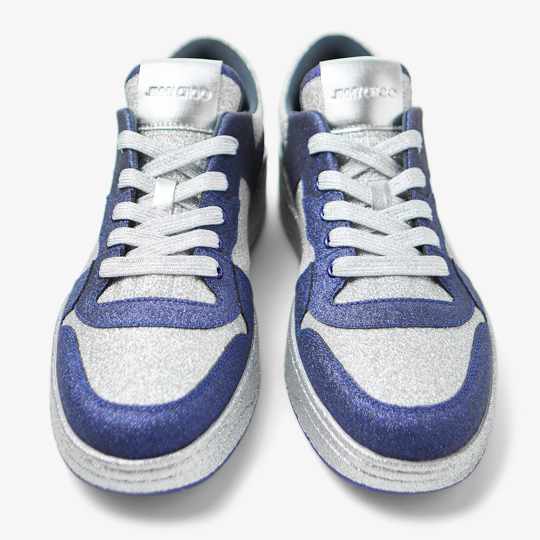 【23AW NEW】Jimmy Choo_men / FLORENT スニーカー / Silver Jimmy Choo Florent lace-up Sneakers | Silver | FARFETCH