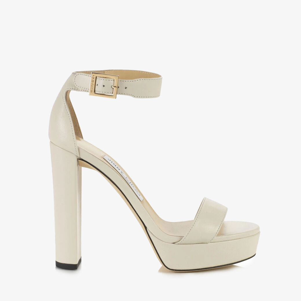 Milk Kid Leather Platform Sandals | HOLLY 120 | Women's