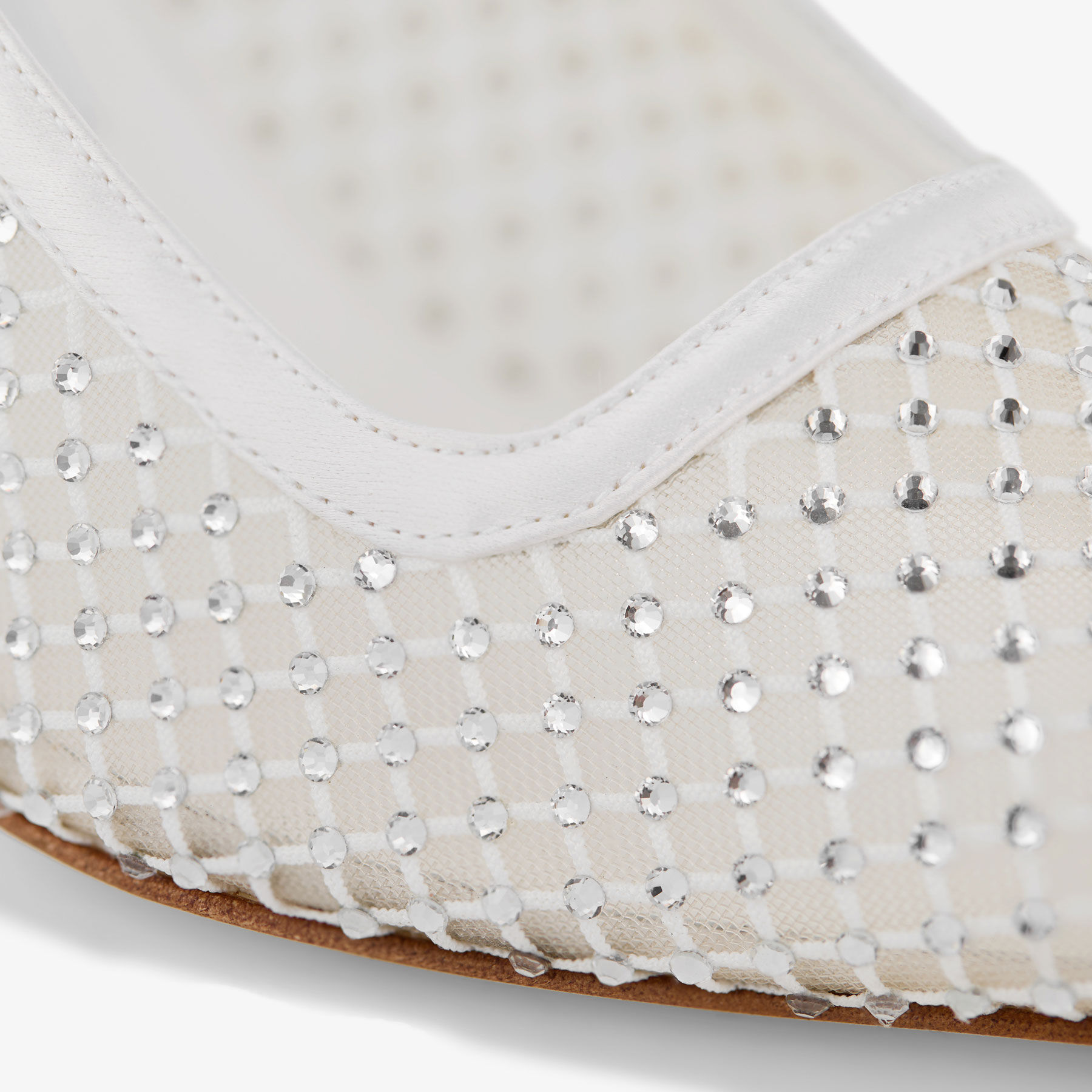 Ixia 80 |White Mesh Pumps | JIMMY CHOO